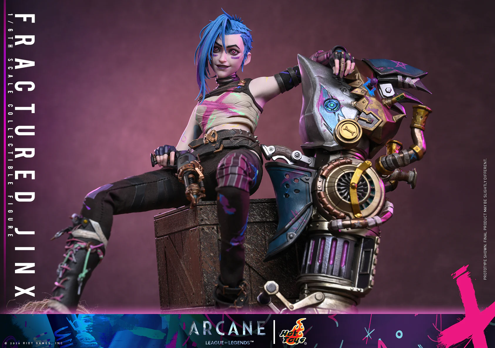 [Pre-Order] TMS183 – Arcane - 1/6th scale Fractured Jinx Collectible Figure - Image 20