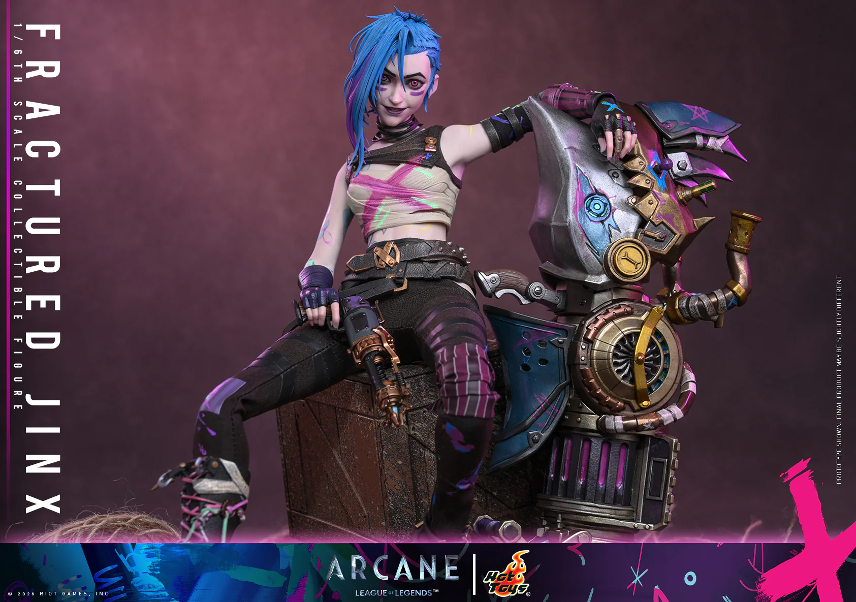 [Pre-Order] TMS183 – Arcane - 1/6th scale Fractured Jinx Collectible Figure - Image 21
