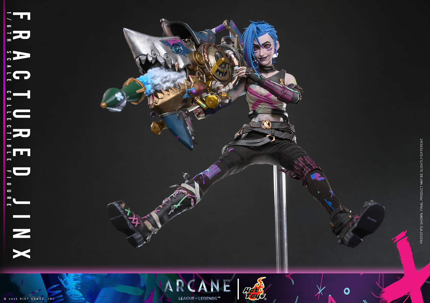 [Pre-Order] TMS183 – Arcane - 1/6th scale Fractured Jinx Collectible Figure - Image 22