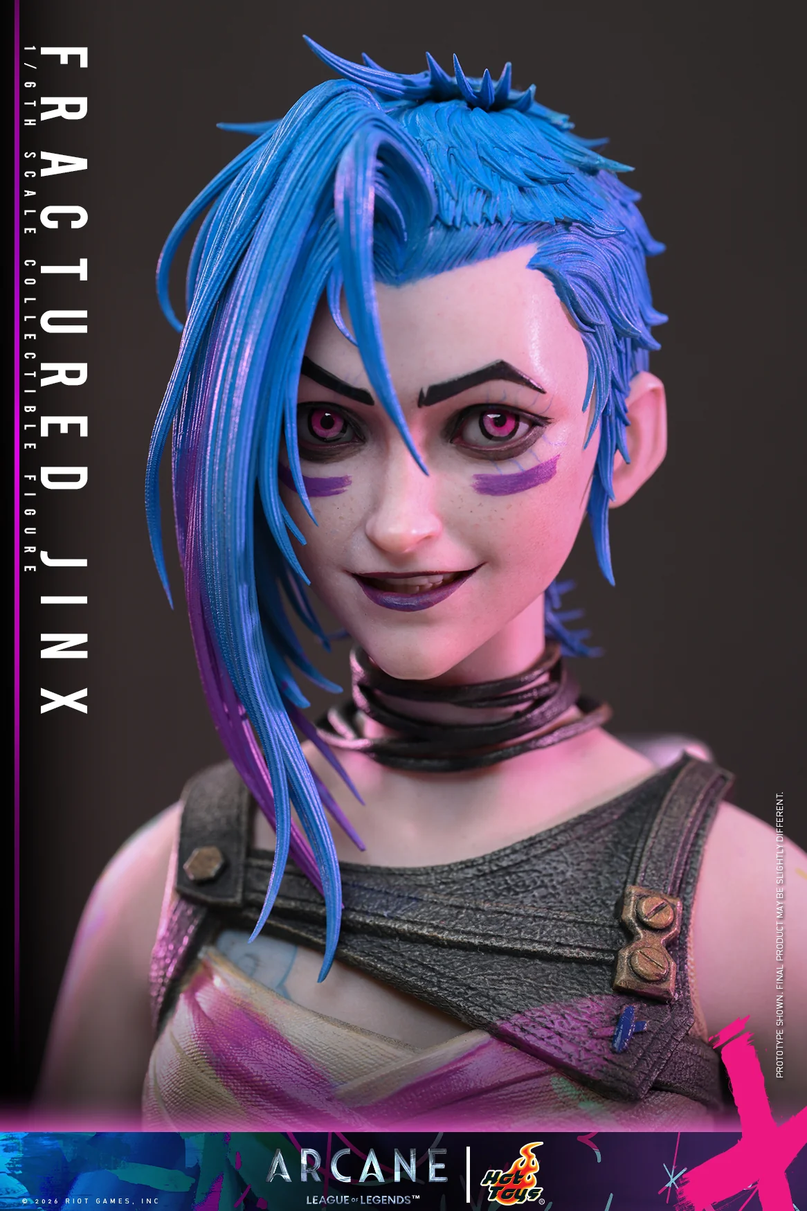 [Pre-Order] TMS183 – Arcane - 1/6th scale Fractured Jinx Collectible Figure - Image 8