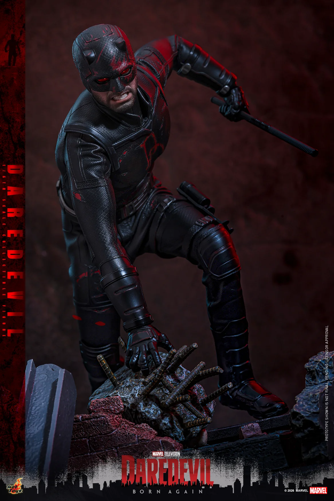 [Pre-Order] TMS186 – Daredevil Born Again (Season 2) - 16th scale Daredevil Collectible Figure - Image 6