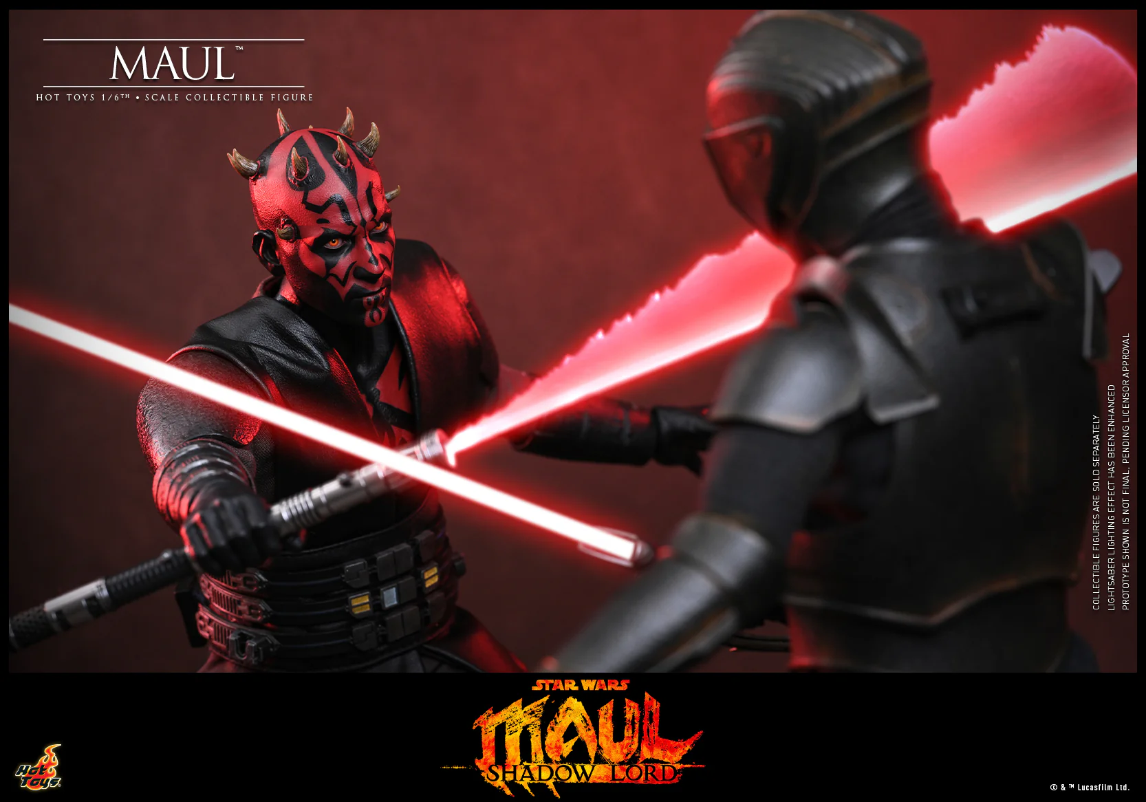 [Pre-Order] TMS187 - Star Wars: Maul – Shadow Lord™ - 1/6th scale Maul™ Collectible Figure - Image 12