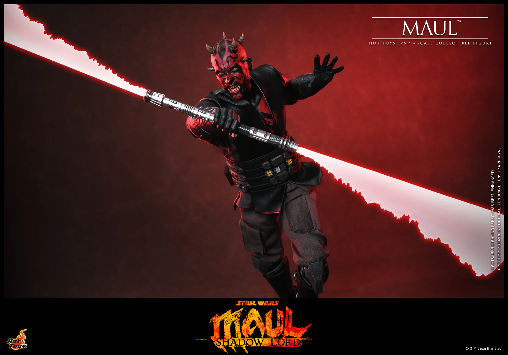[Pre-Order] TMS187 - Star Wars: Maul – Shadow Lord™ - 1/6th scale Maul™ Collectible Figure - Image 13