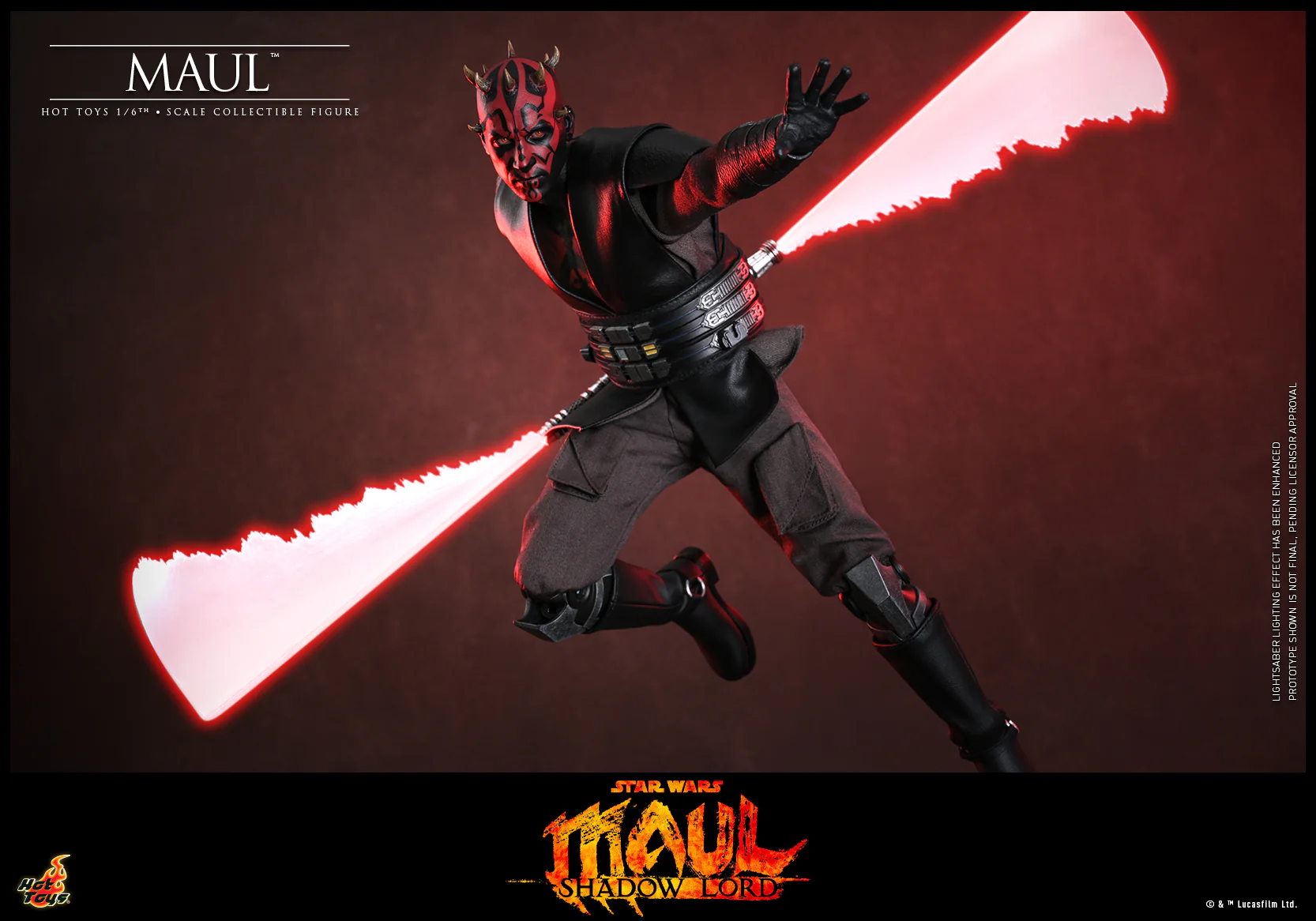 [Pre-Order] TMS187 - Star Wars: Maul – Shadow Lord™ - 1/6th scale Maul™ Collectible Figure - Image 14