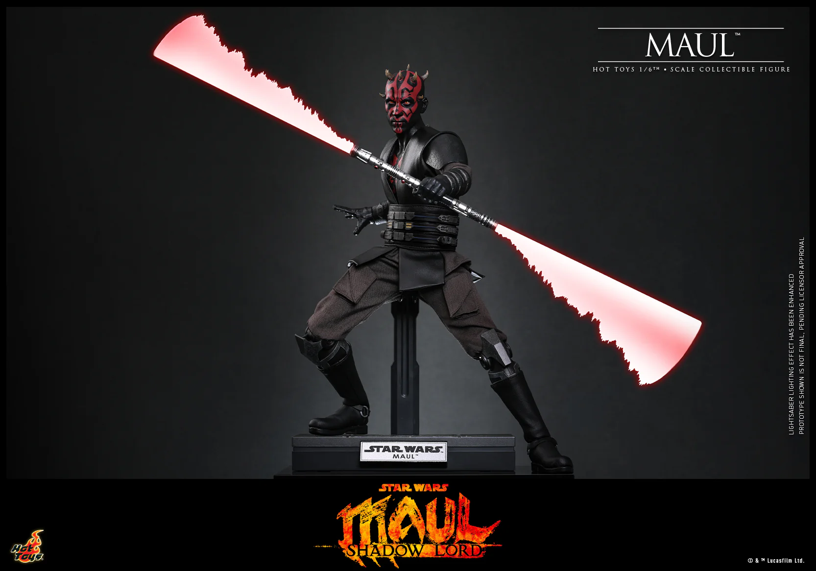 [Pre-Order] TMS187 - Star Wars: Maul – Shadow Lord™ - 1/6th scale Maul™ Collectible Figure - Image 18