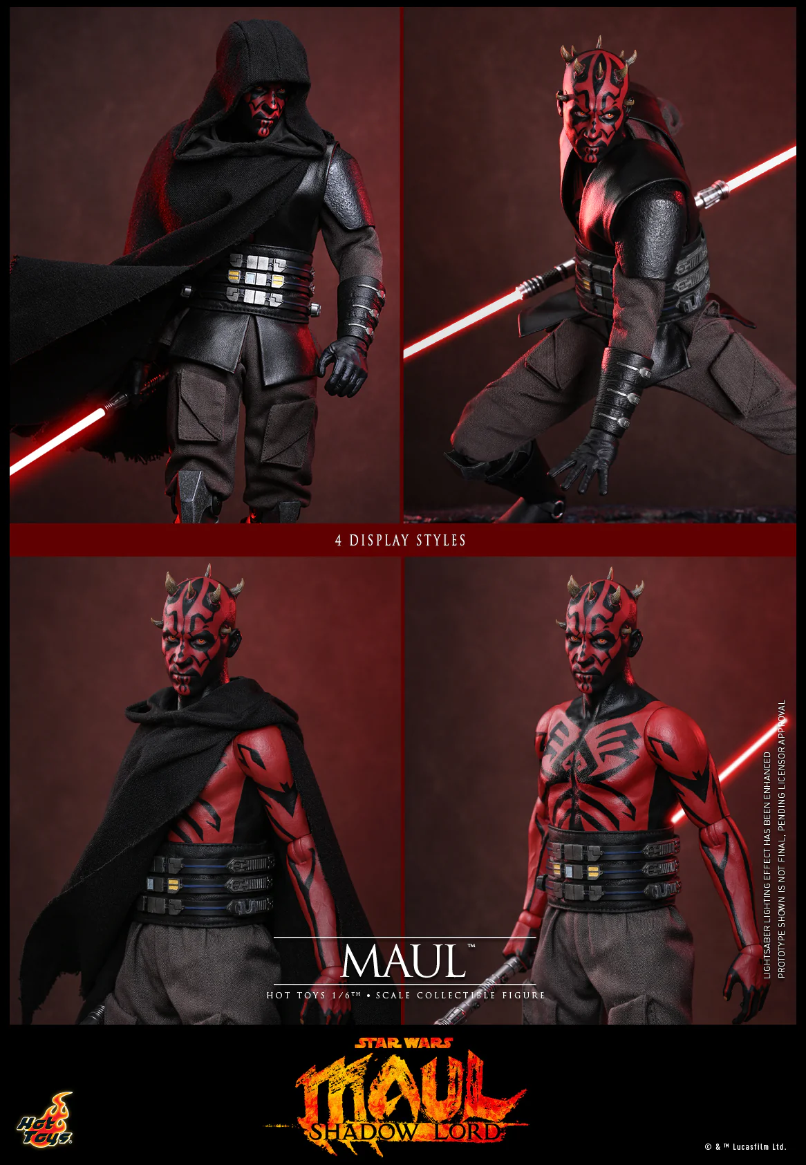 [Pre-Order] TMS187 - Star Wars: Maul – Shadow Lord™ - 1/6th scale Maul™ Collectible Figure - Image 21