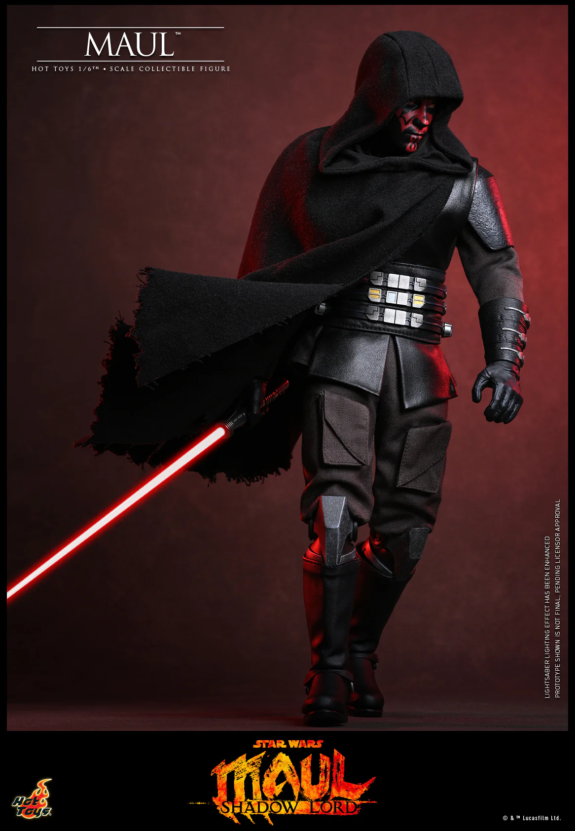 [Pre-Order] TMS187 - Star Wars: Maul – Shadow Lord™ - 1/6th scale Maul™ Collectible Figure - Image 4