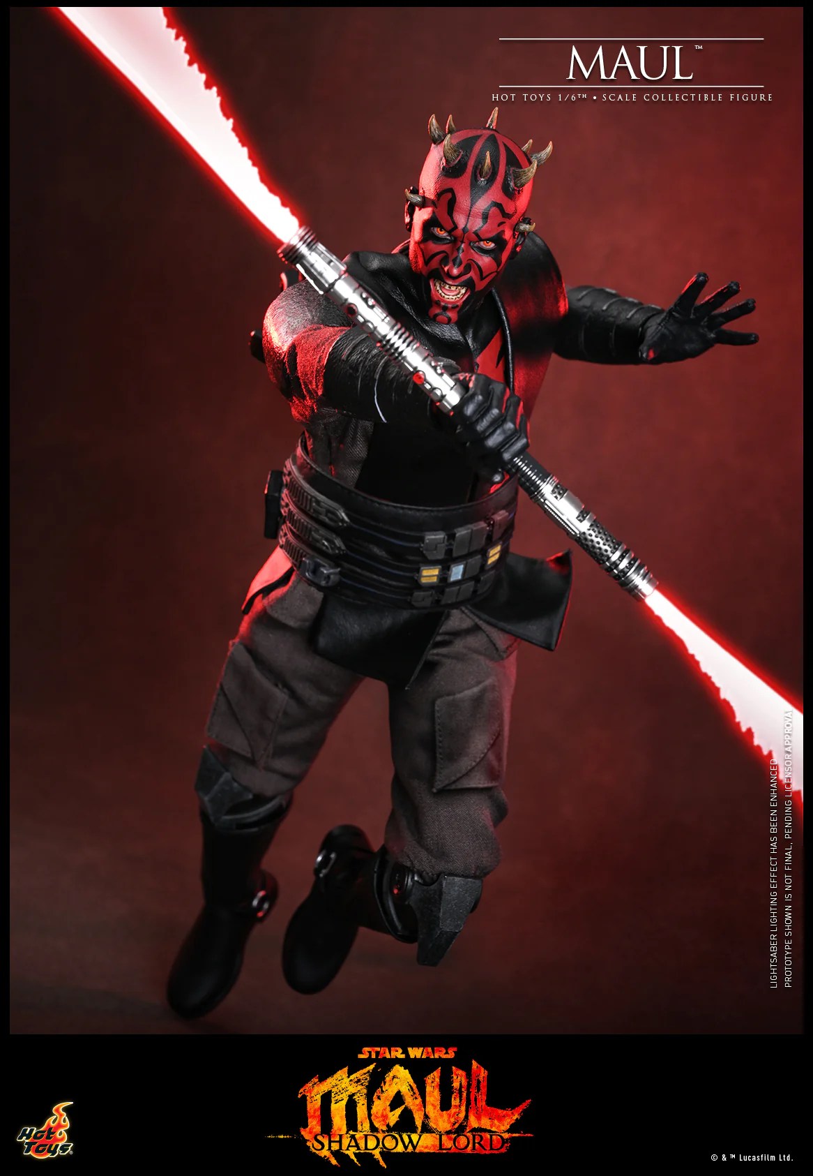 [Pre-Order] TMS187 - Star Wars: Maul – Shadow Lord™ - 1/6th scale Maul™ Collectible Figure - Image 5