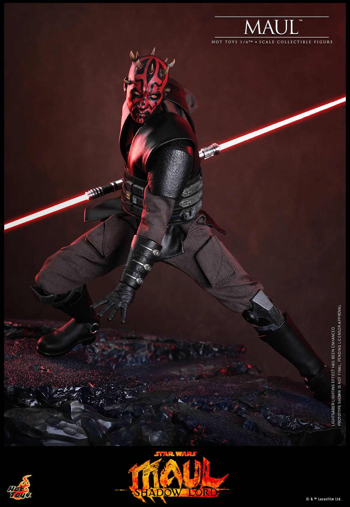 [Pre-Order] TMS187 - Star Wars: Maul – Shadow Lord™ - 1/6th scale Maul™ Collectible Figure - Image 6