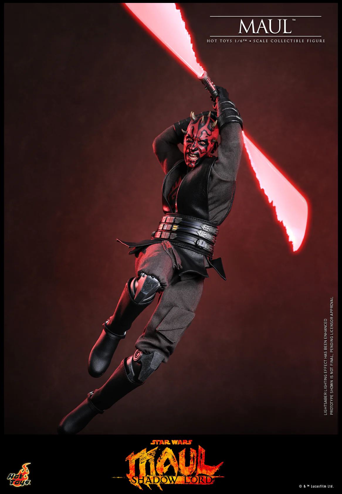 [Pre-Order] TMS187 - Star Wars: Maul – Shadow Lord™ - 1/6th scale Maul™ Collectible Figure - Image 7