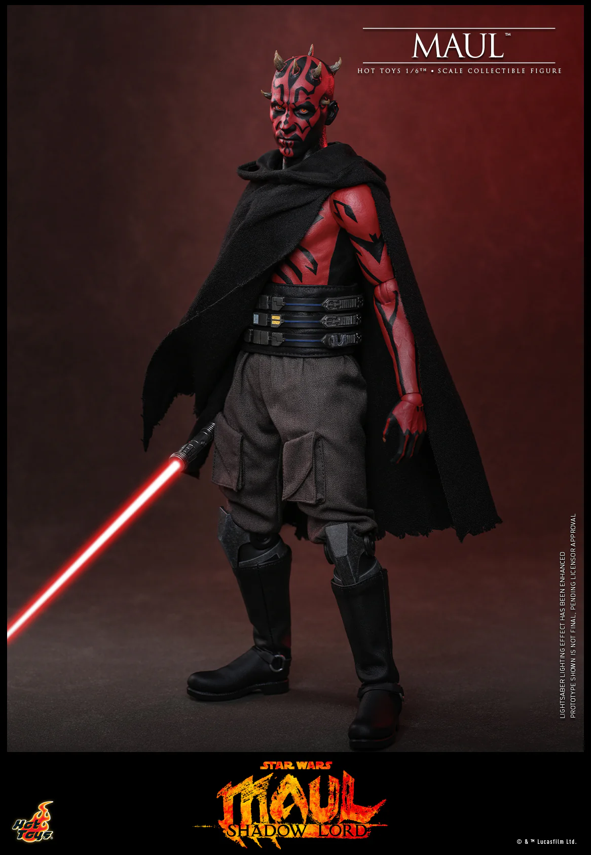 [Pre-Order] TMS187 - Star Wars: Maul – Shadow Lord™ - 1/6th scale Maul™ Collectible Figure - Image 8