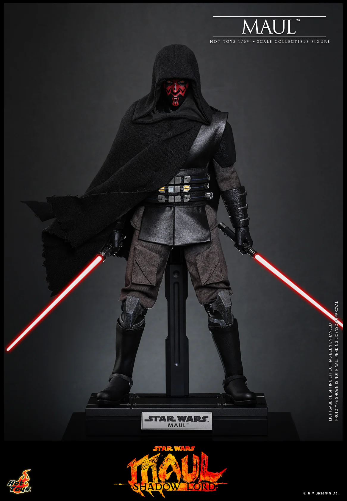 [Pre-Order] TMS187 - Star Wars: Maul – Shadow Lord™ - 1/6th scale Maul™ Collectible Figure - Image 9