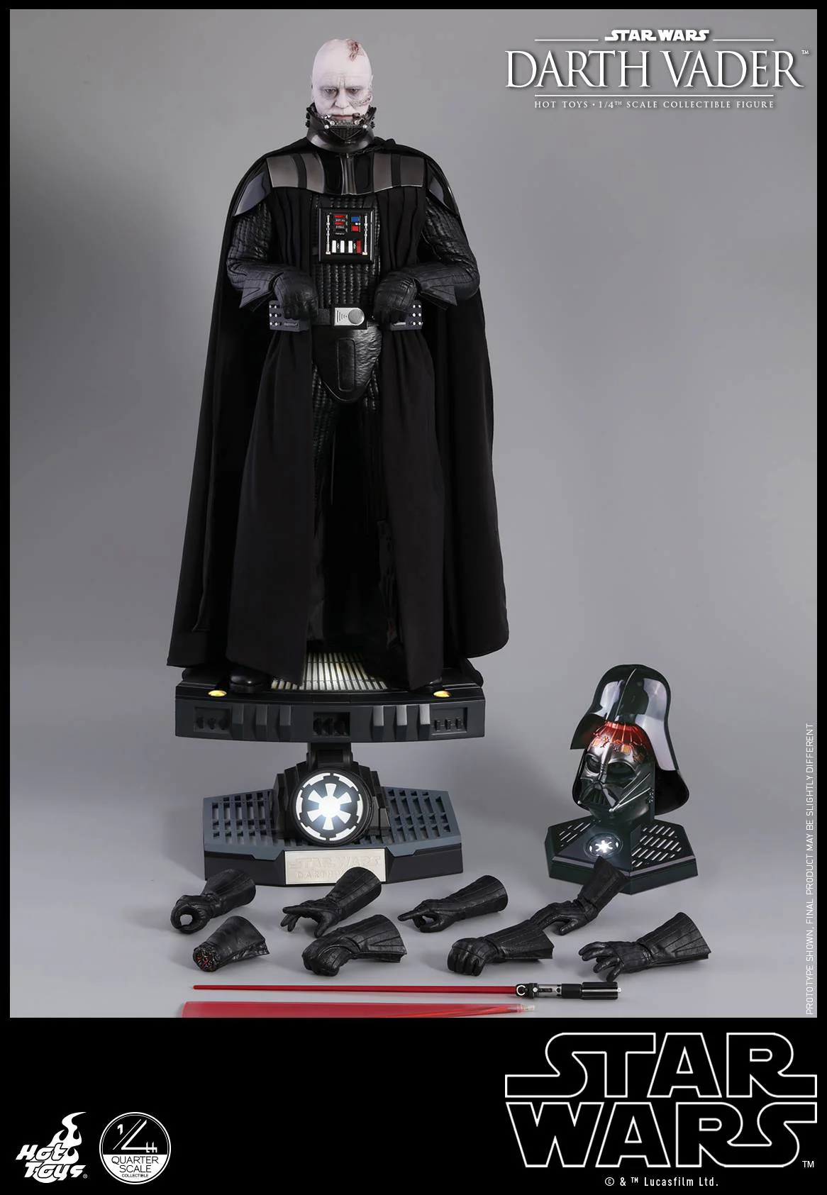 QS013B - Star Wars Episode VI: Return 1/4 Scale Darth (Special Edition) - Image 3
