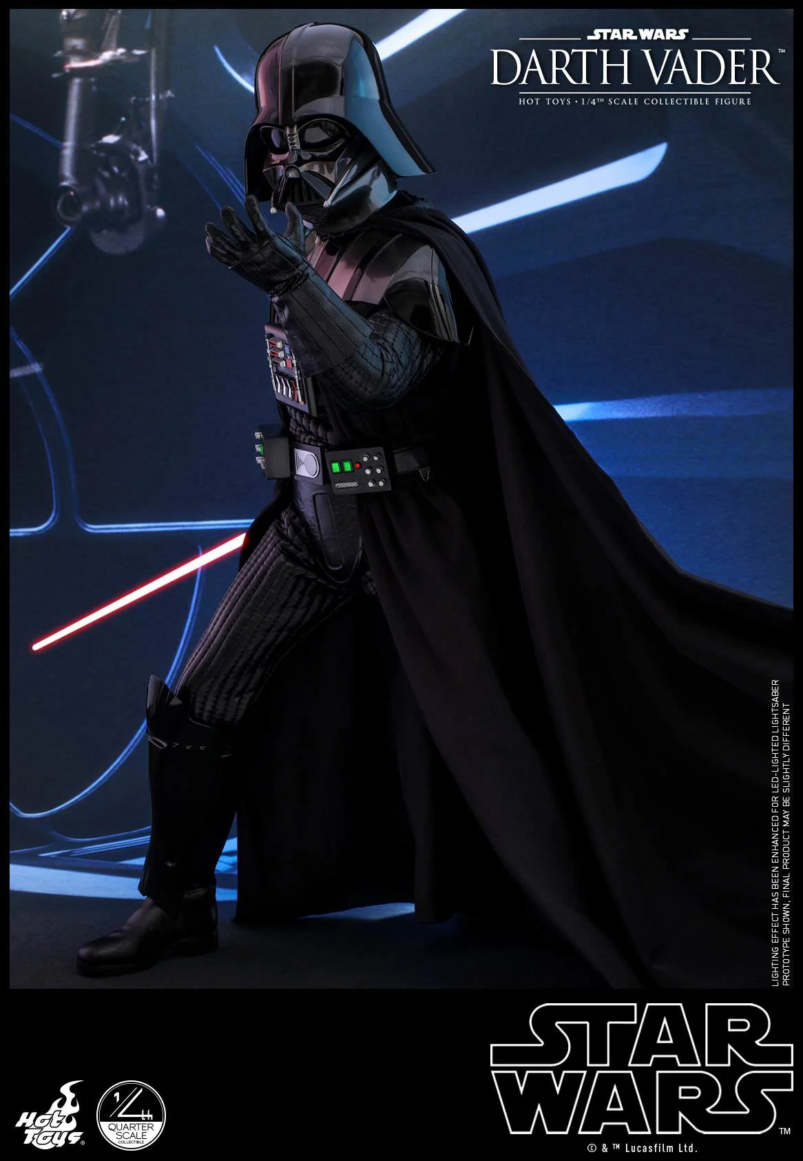 QS013B - Star Wars Episode VI: Return 1/4 Scale Darth (Special Edition) - Image 5