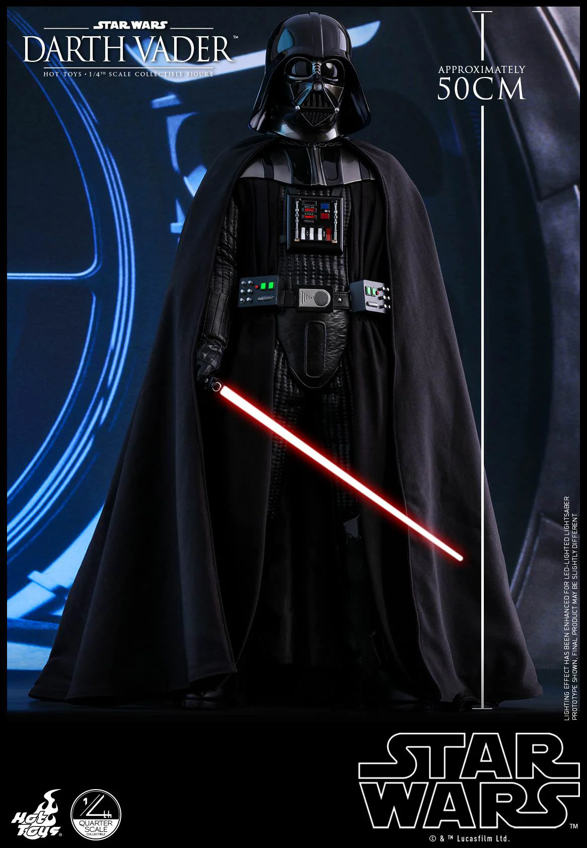QS013B - Star Wars Episode VI: Return 1/4 Scale Darth (Special Edition) - Image 7