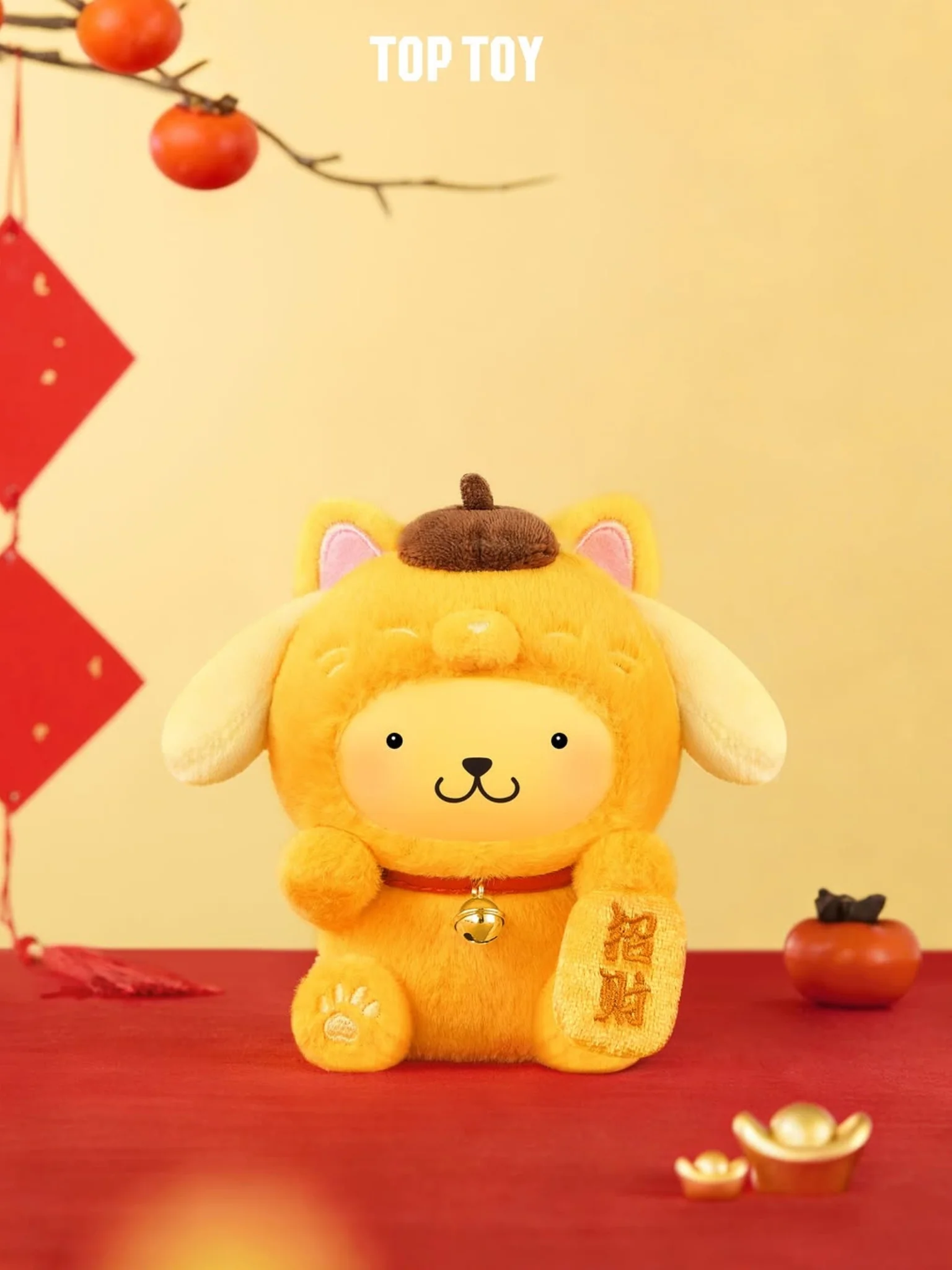 Sanrio Characters Lucky Cat Series Plush Pendant Blind Box - Image 4