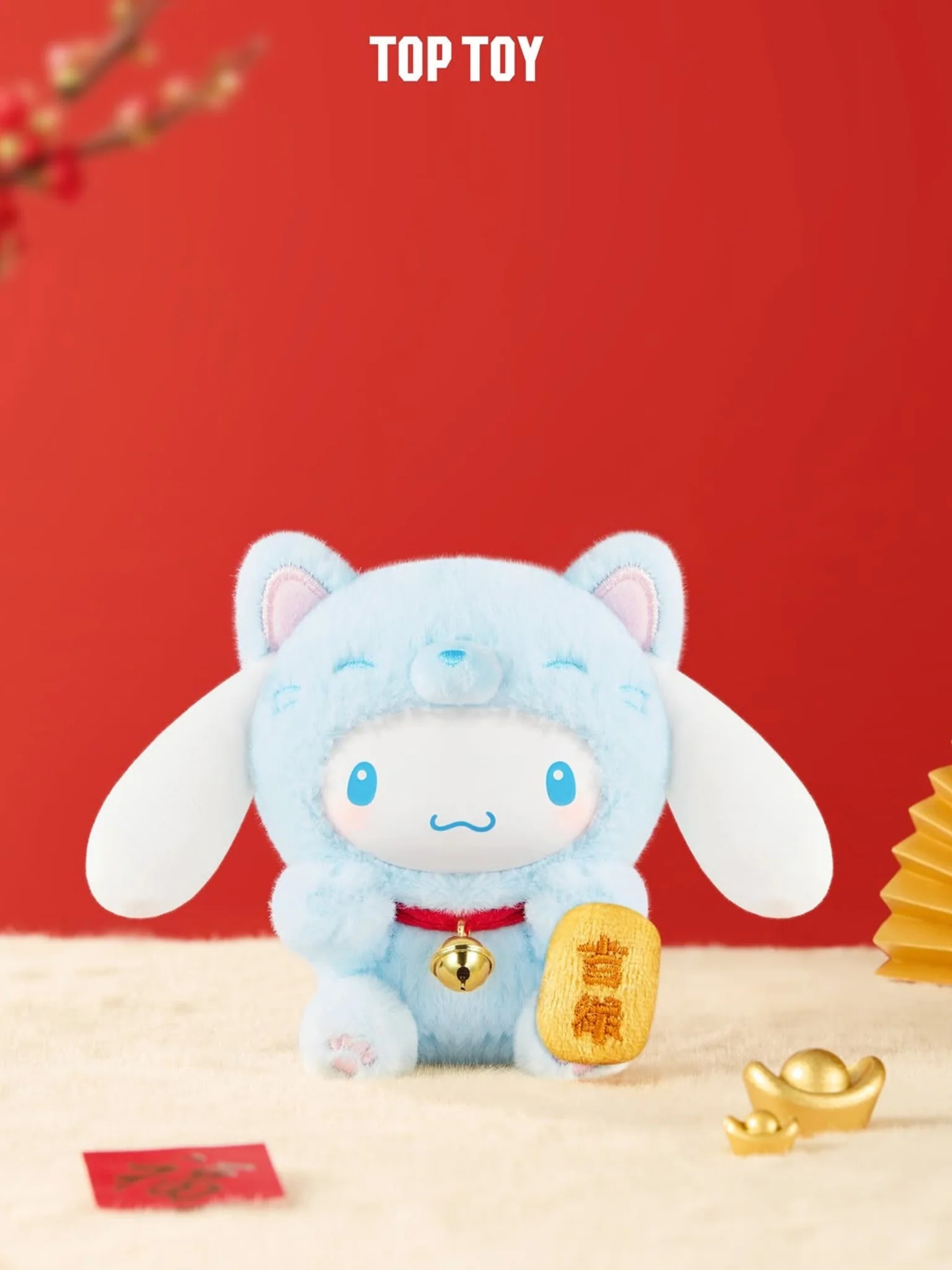 Sanrio Characters Lucky Cat Series Plush Pendant Blind Box - Image 5
