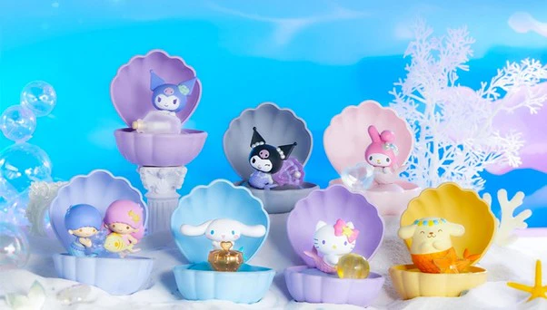 Sanrio Characters Mermaid Shell Night Lamp Series Blind Box - Image 2