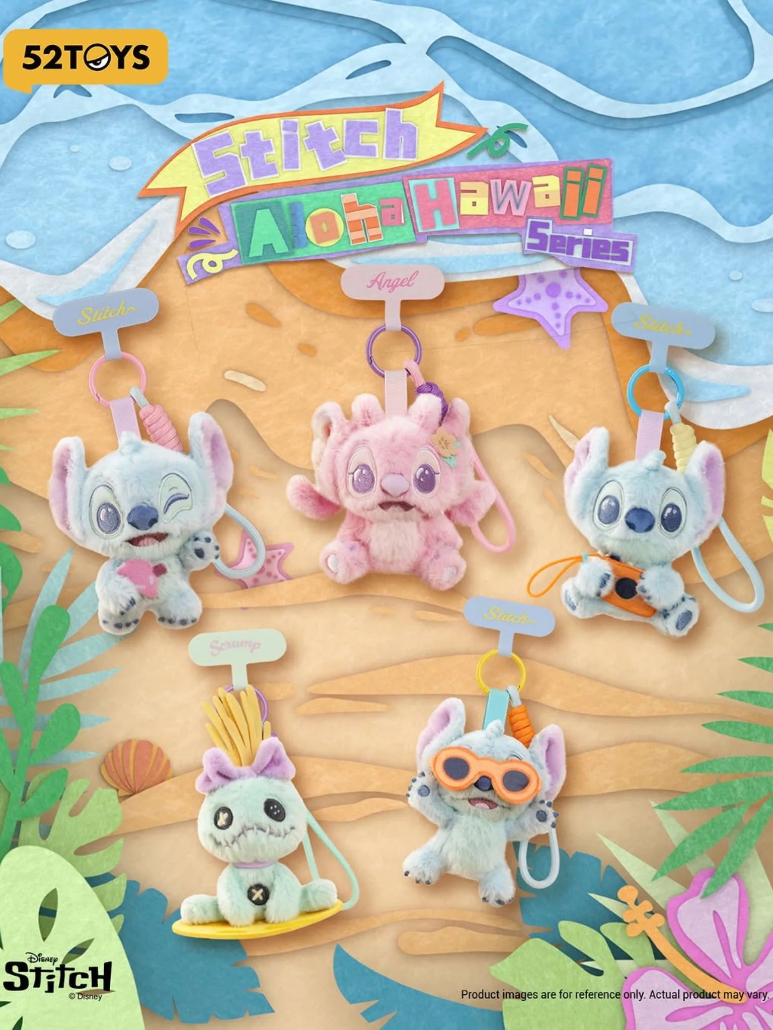 Stitch Aloha Hawaii Series – Plush Phone Strap Blind Box