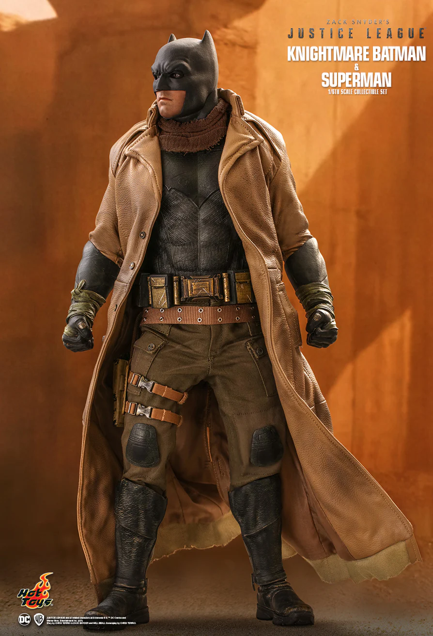 TMS038 - Zack Snyder's Justice League - 1/6th scale Knightmare Batman and Superman Collectible Set - Image 12
