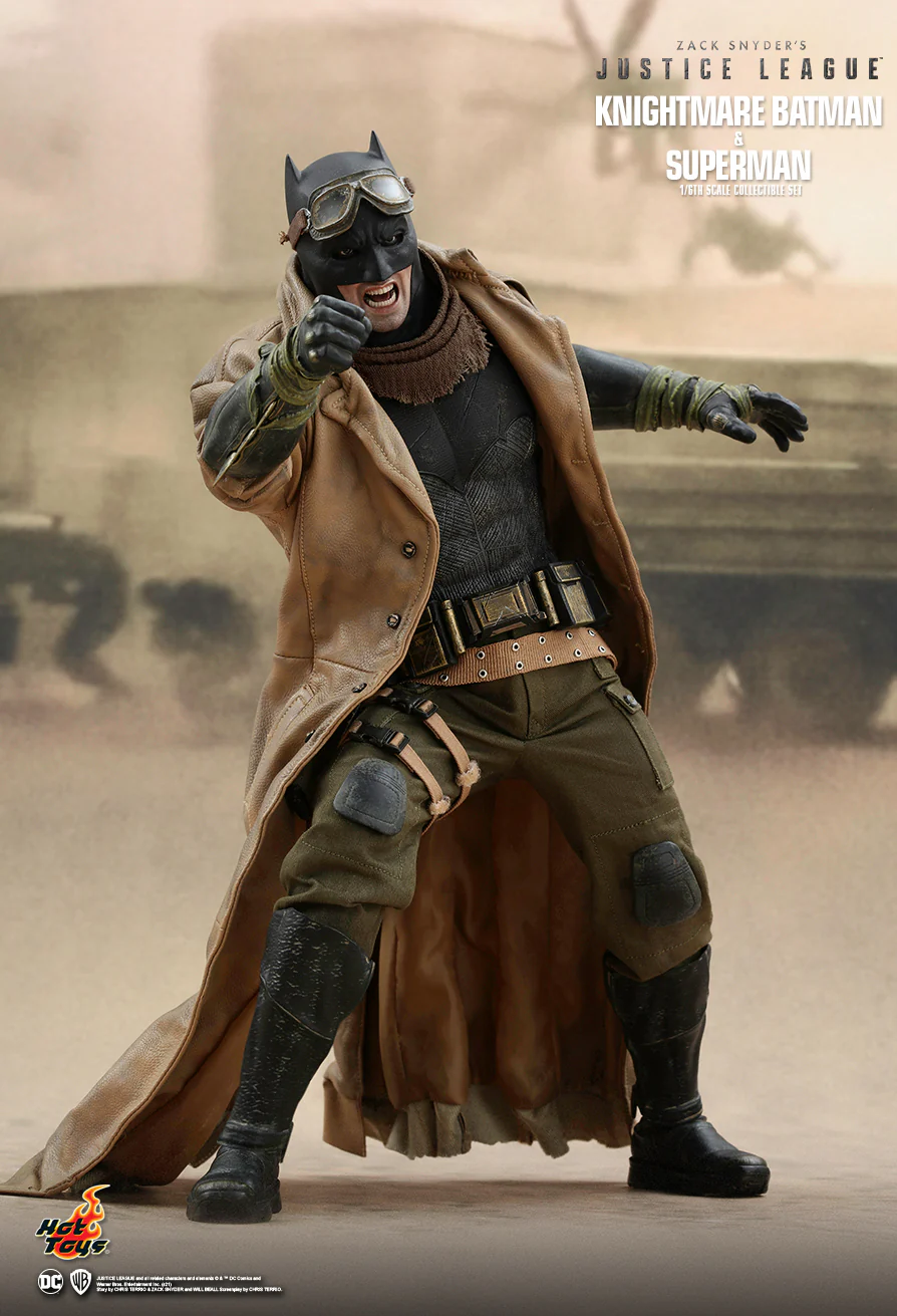 TMS038 - Zack Snyder's Justice League - 1/6th scale Knightmare Batman and Superman Collectible Set - Image 13