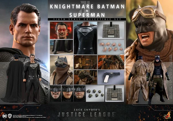 TMS038 - Zack Snyder's Justice League - 1/6th scale Knightmare Batman and Superman Collectible Set - Image 2