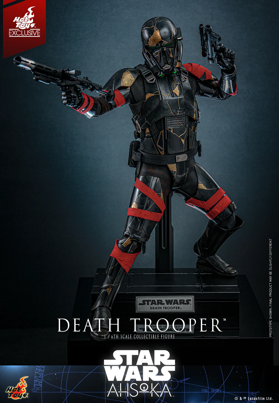 TMS134 - Star Wars: Ahsoka - 1/6th scale Death Trooper Collectible Figure [Hot Toys Exclusive]