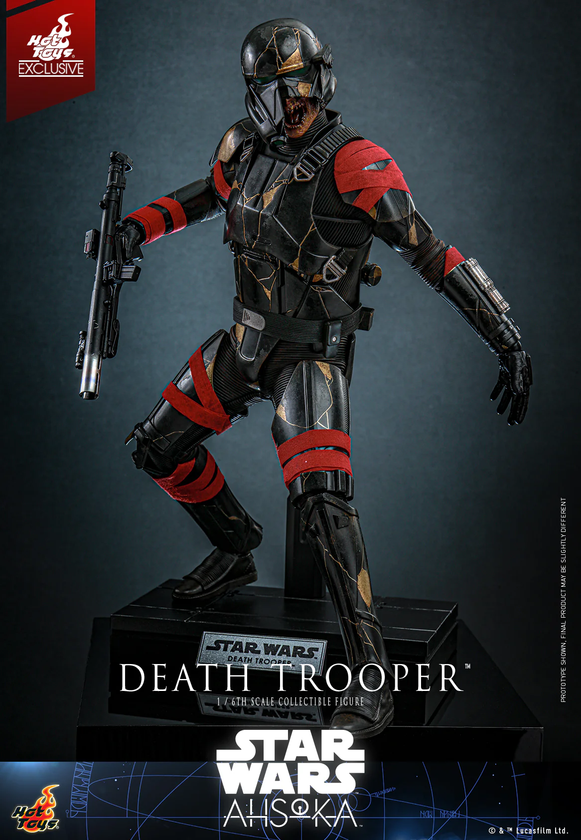 TMS134 - Star Wars: Ahsoka - 1/6th scale Death Trooper Collectible Figure [Hot Toys Exclusive] - Image 4