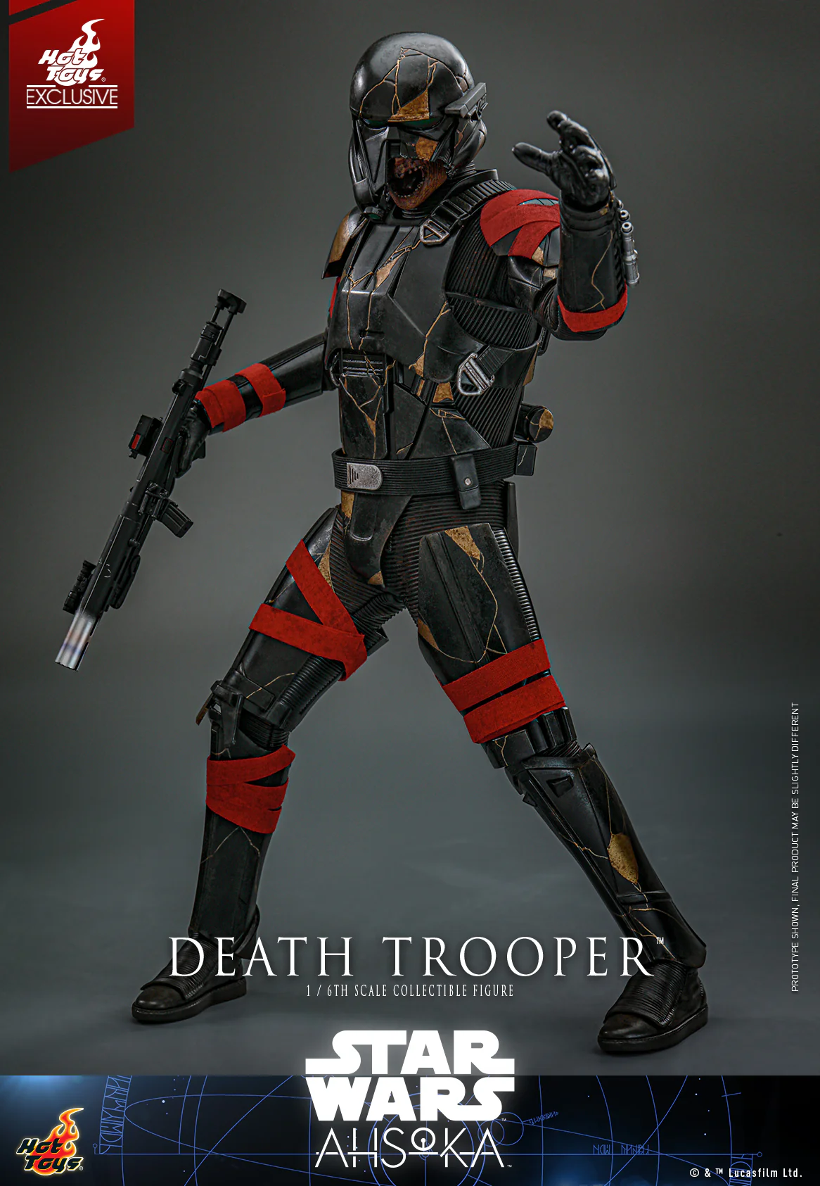 TMS134 - Star Wars: Ahsoka - 1/6th scale Death Trooper Collectible Figure [Hot Toys Exclusive] - Image 6