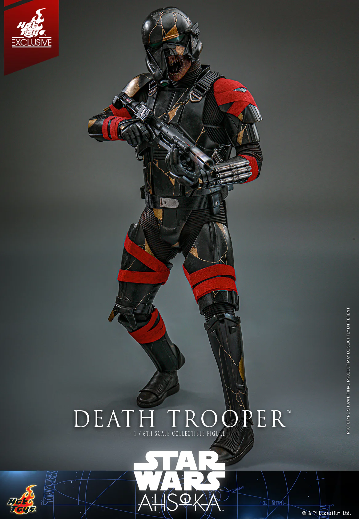TMS134 - Star Wars: Ahsoka - 1/6th scale Death Trooper Collectible Figure [Hot Toys Exclusive] - Image 7