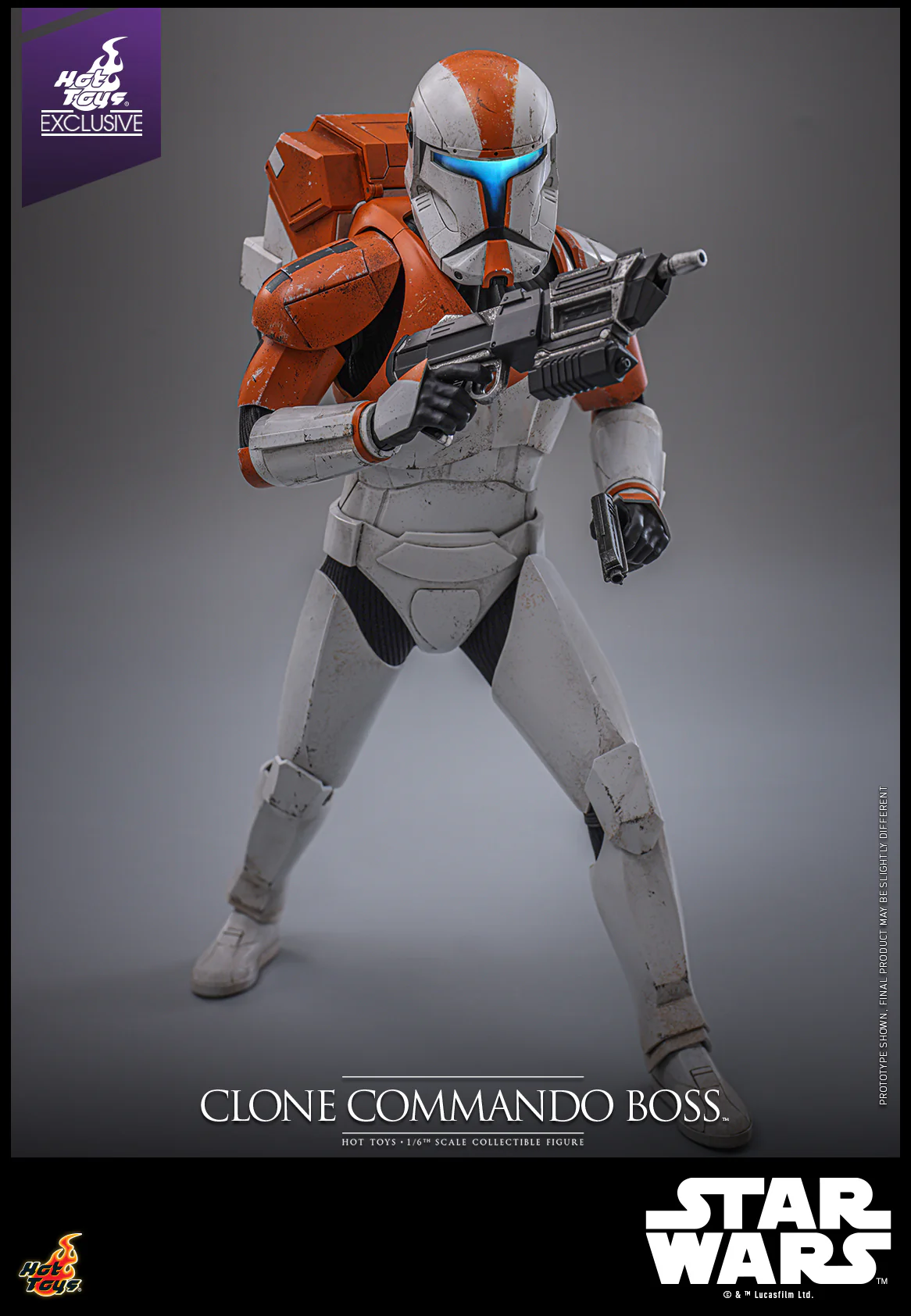 TMS151 - Star Wars: The Clone Wars - 1/6th scale Clone Commando Boss Collectible Figure [Hot Toys Exclusive] - Image 10