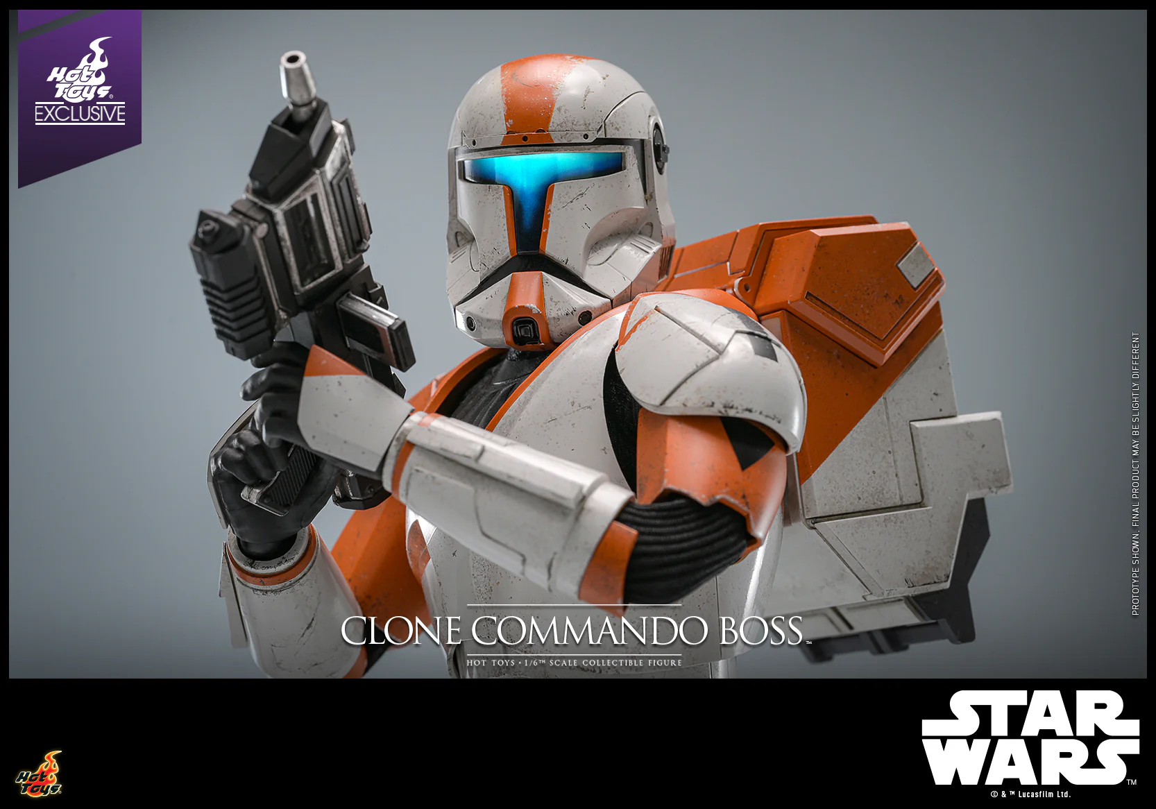 TMS151 - Star Wars: The Clone Wars - 1/6th scale Clone Commando Boss Collectible Figure [Hot Toys Exclusive] - Image 11