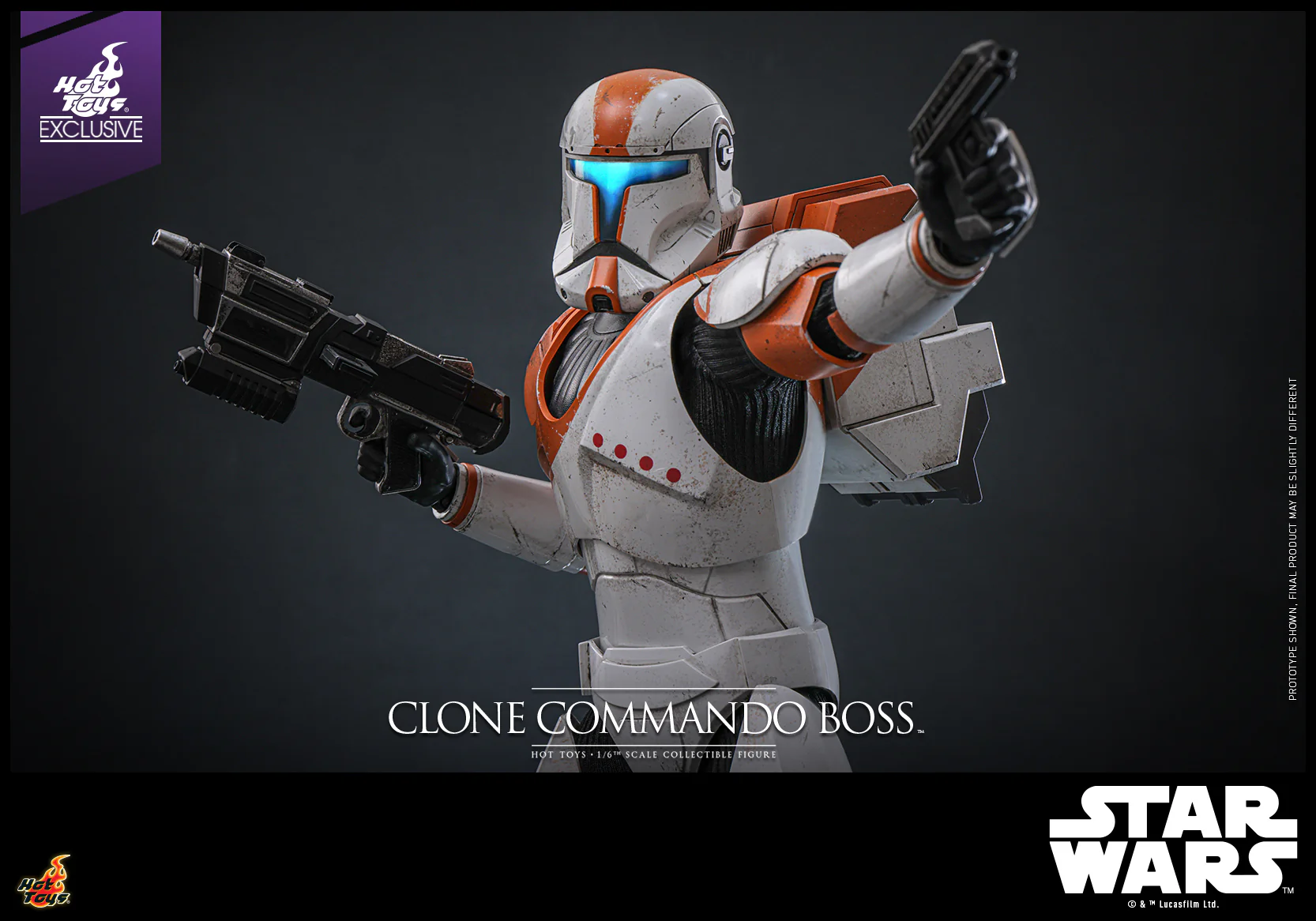 TMS151 - Star Wars: The Clone Wars - 1/6th scale Clone Commando Boss Collectible Figure [Hot Toys Exclusive] - Image 12
