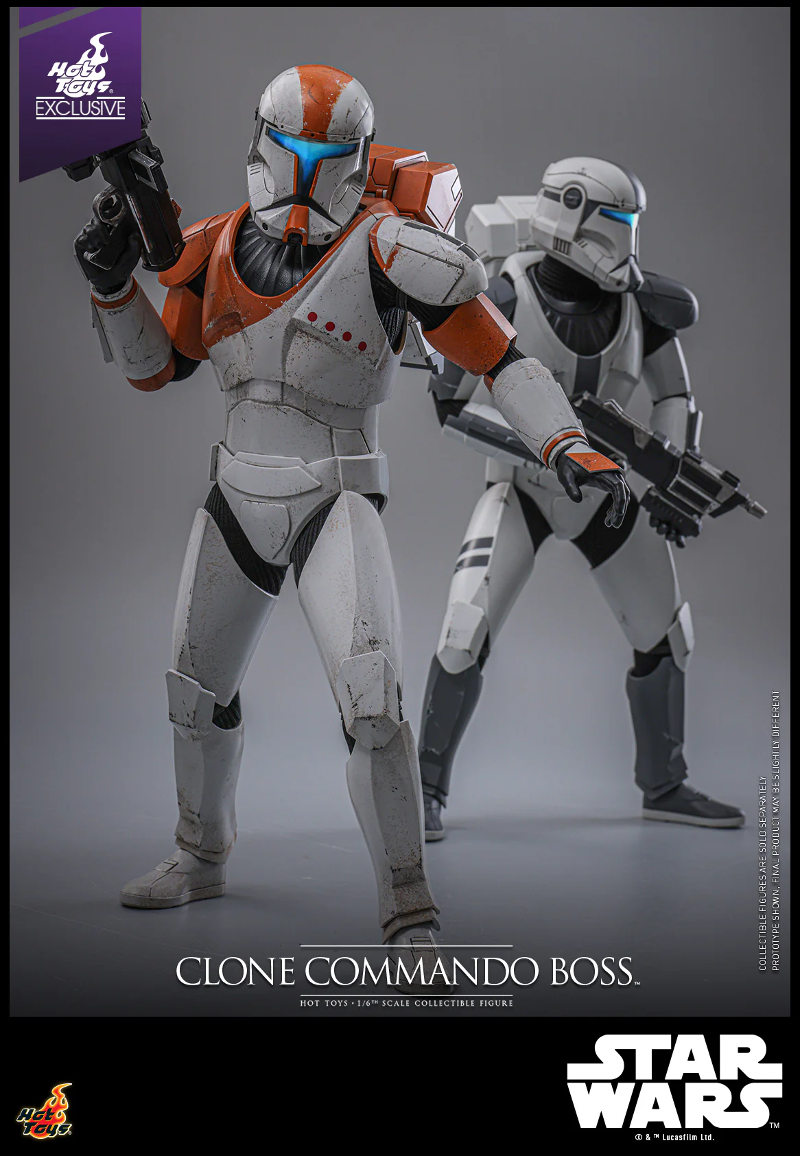 TMS151 - Star Wars: The Clone Wars - 1/6th scale Clone Commando Boss Collectible Figure [Hot Toys Exclusive] - Image 13