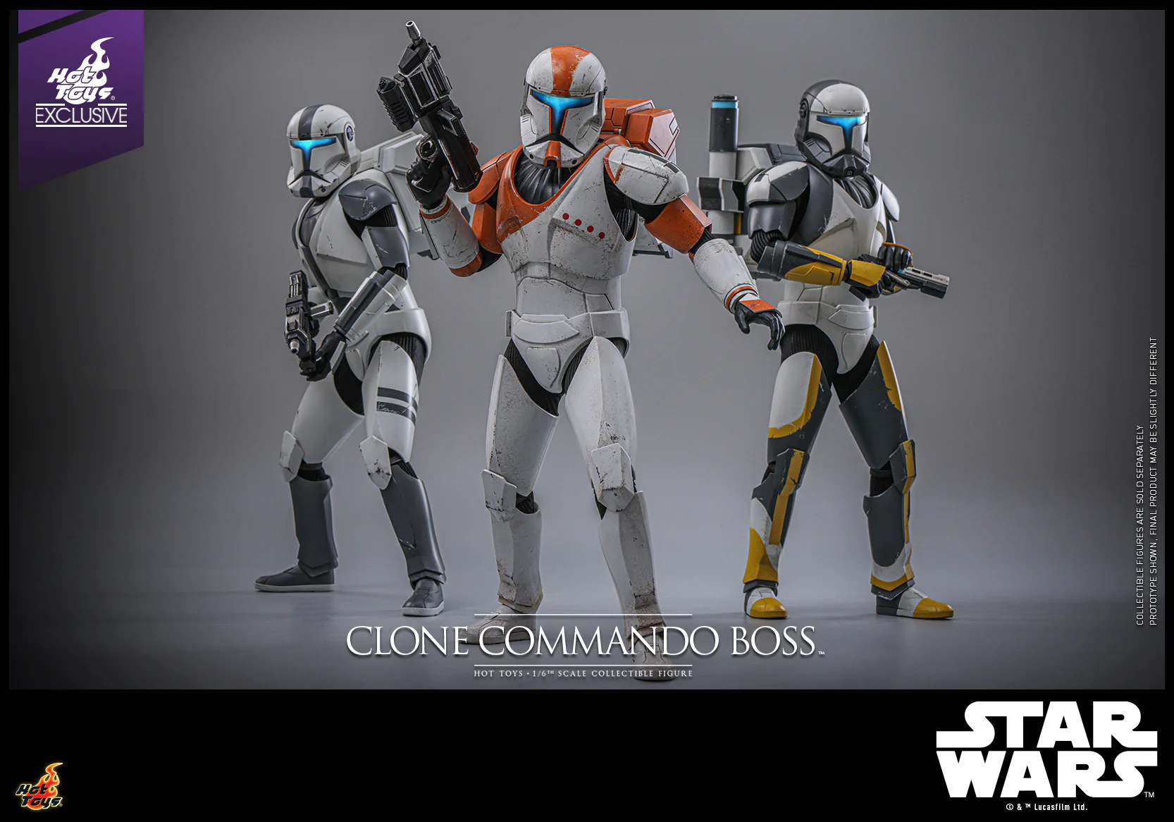 TMS151 - Star Wars: The Clone Wars - 1/6th scale Clone Commando Boss Collectible Figure [Hot Toys Exclusive] - Image 15