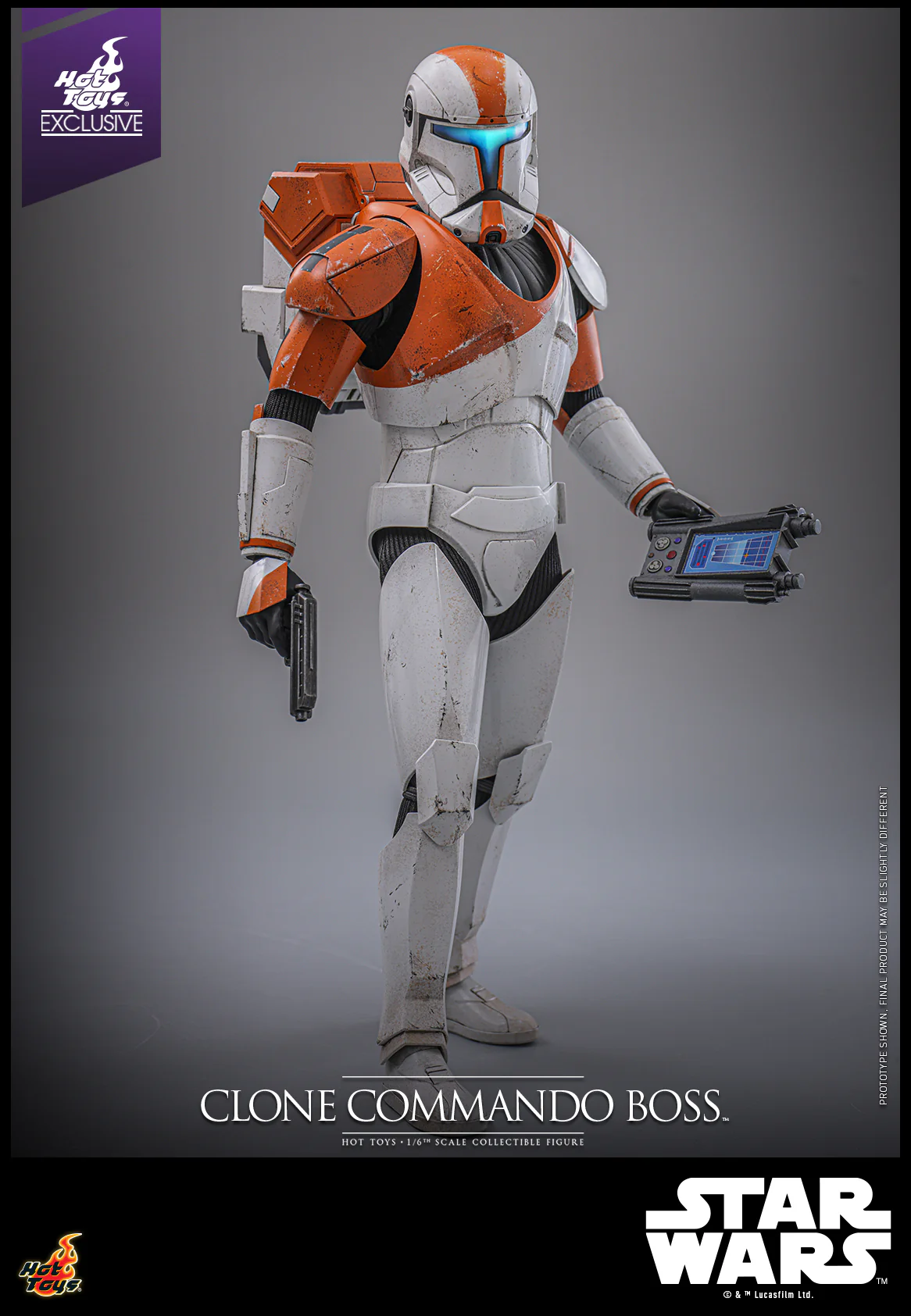 TMS151 - Star Wars: The Clone Wars - 1/6th scale Clone Commando Boss Collectible Figure [Hot Toys Exclusive] - Image 8