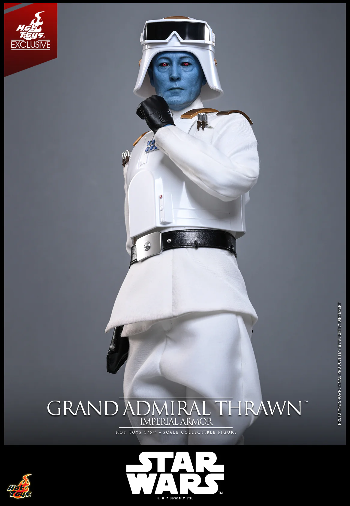 TMS169 - Star Wars Rebels - 1/6 Grand Admiral Thrawn (Imperial Armor) [Hot Toys Exclusive]
