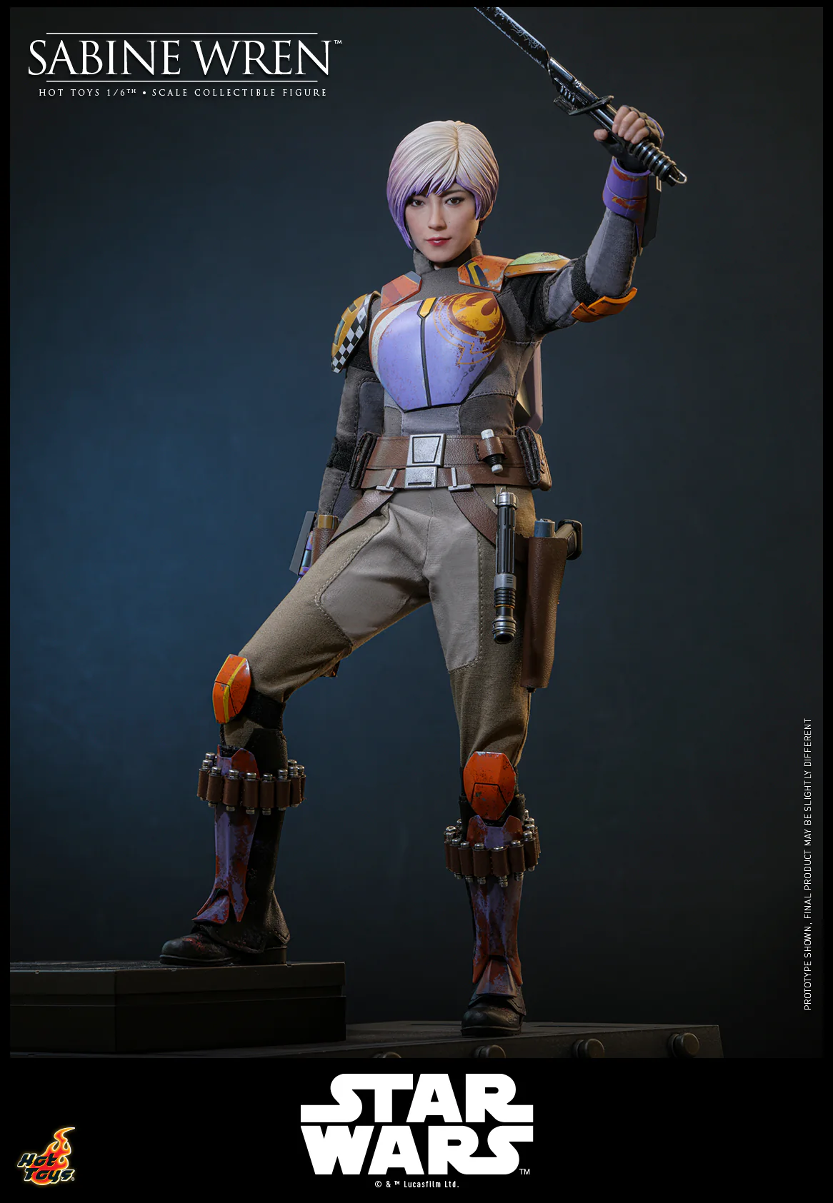 TMS171 - Star Wars Rebels - 1/6th scale Sabine Wren Collectible Figure - Image 10
