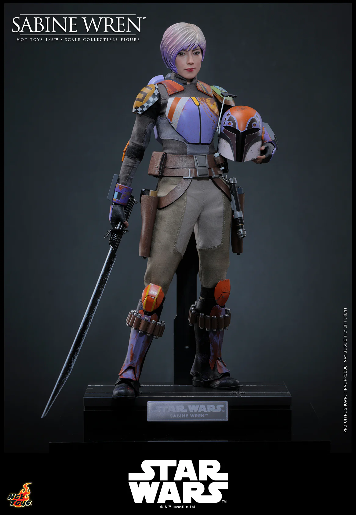 TMS171 - Star Wars Rebels - 1/6th scale Sabine Wren Collectible Figure - Image 11