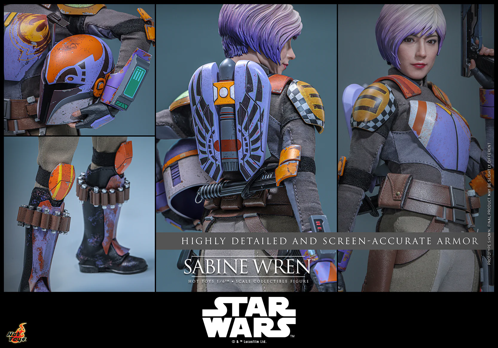 TMS171 - Star Wars Rebels - 1/6th scale Sabine Wren Collectible Figure - Image 19