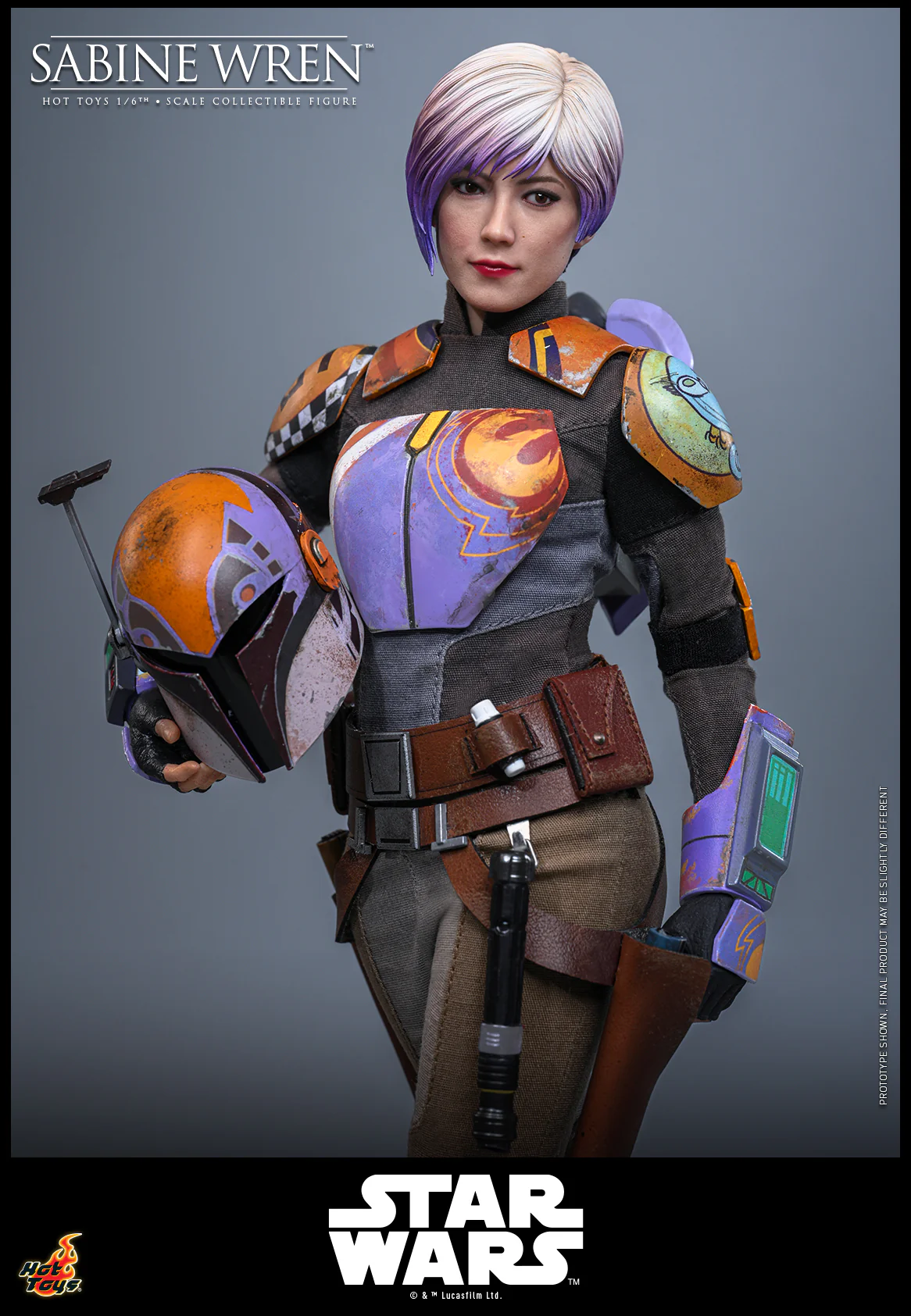 TMS171 - Star Wars Rebels - 1/6th scale Sabine Wren Collectible Figure - Image 5