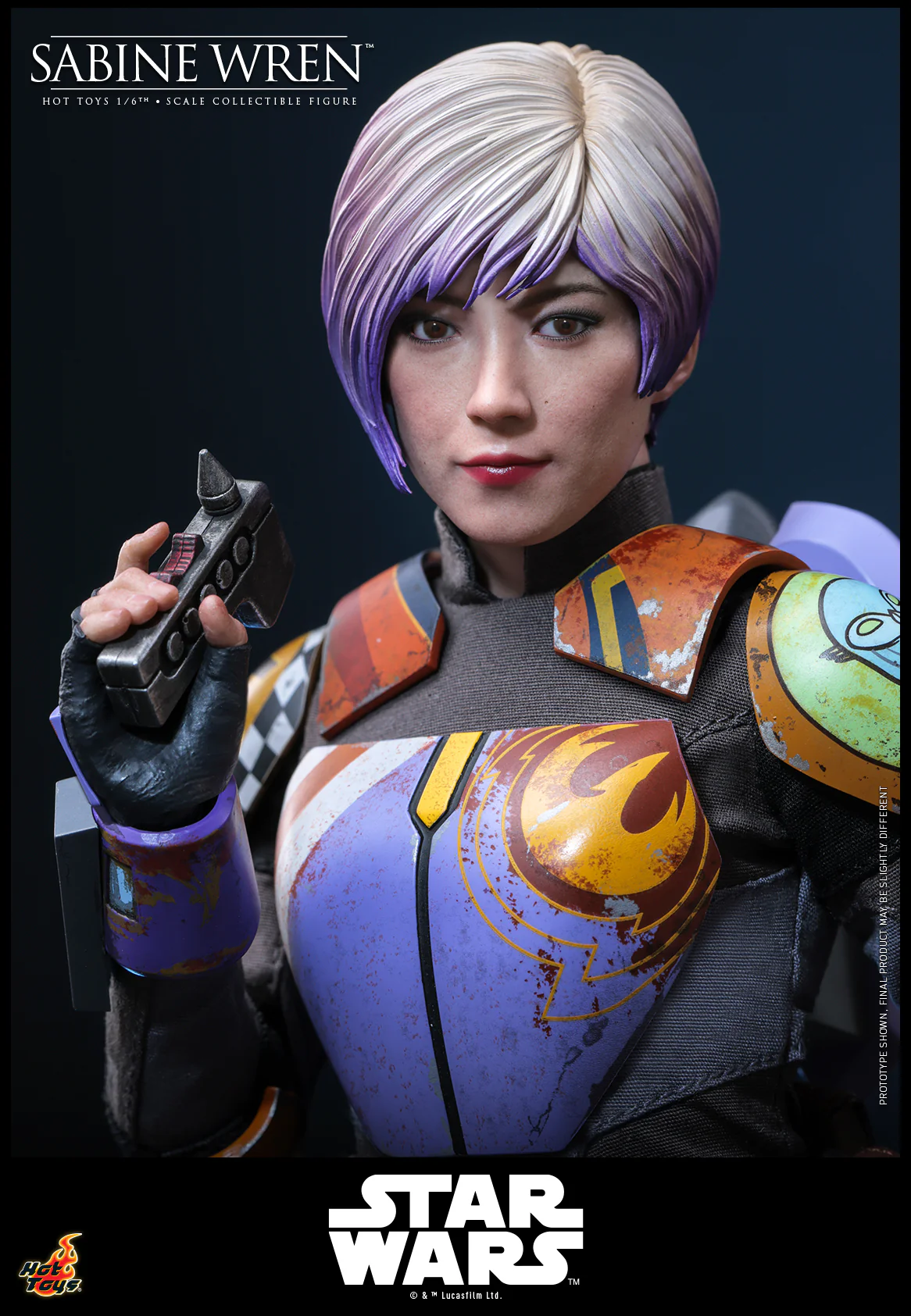 TMS171 - Star Wars Rebels - 1/6th scale Sabine Wren Collectible Figure - Image 9