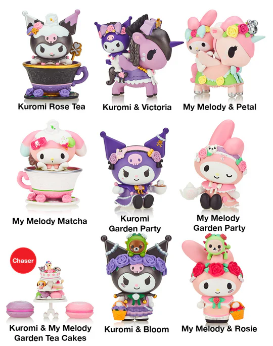 Tokidoki x Kuromi & My Melody Garden Party Blind Box - Image 2