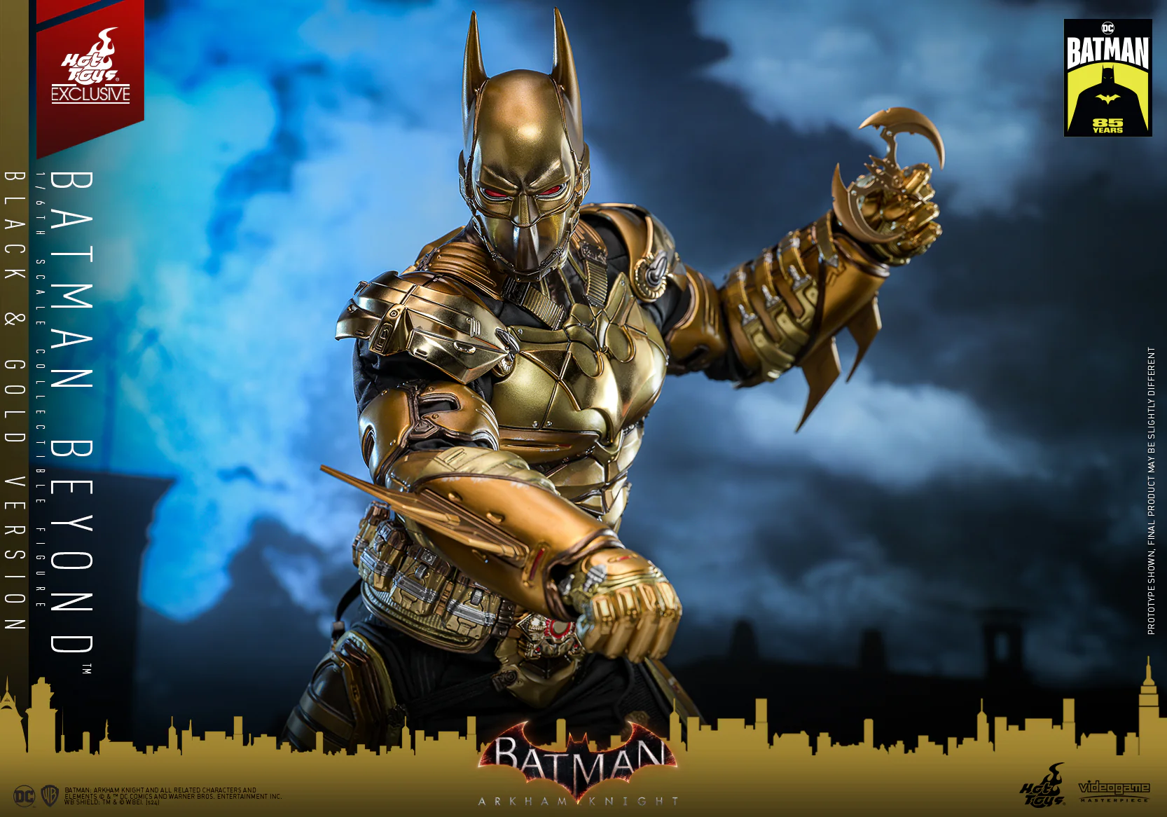 VGM64 - Batman: Arkham Knight - 1/6th scale Batman Beyond (Black & Gold Version) Collectible Figure [Hot Toys Exclusive] - Image 13