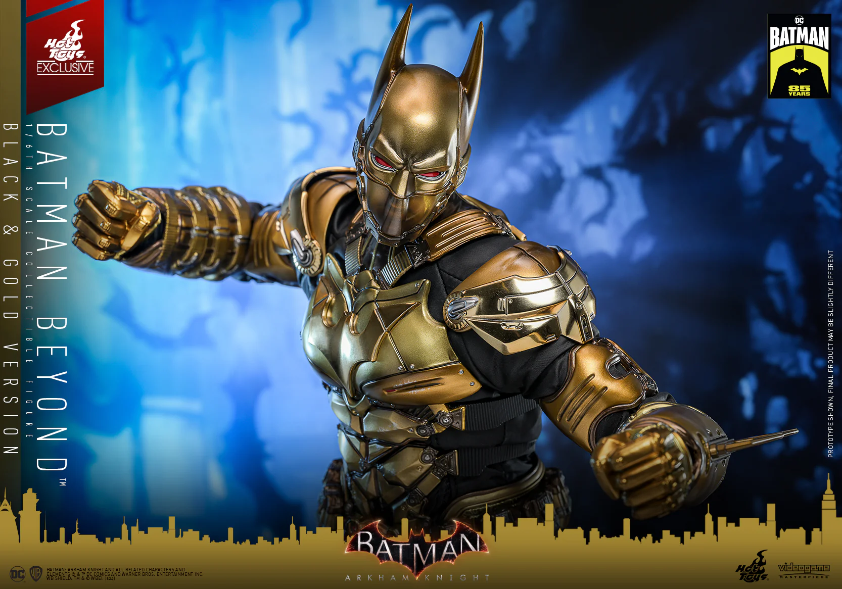 VGM64 - Batman: Arkham Knight - 1/6th scale Batman Beyond (Black & Gold Version) Collectible Figure [Hot Toys Exclusive] - Image 14