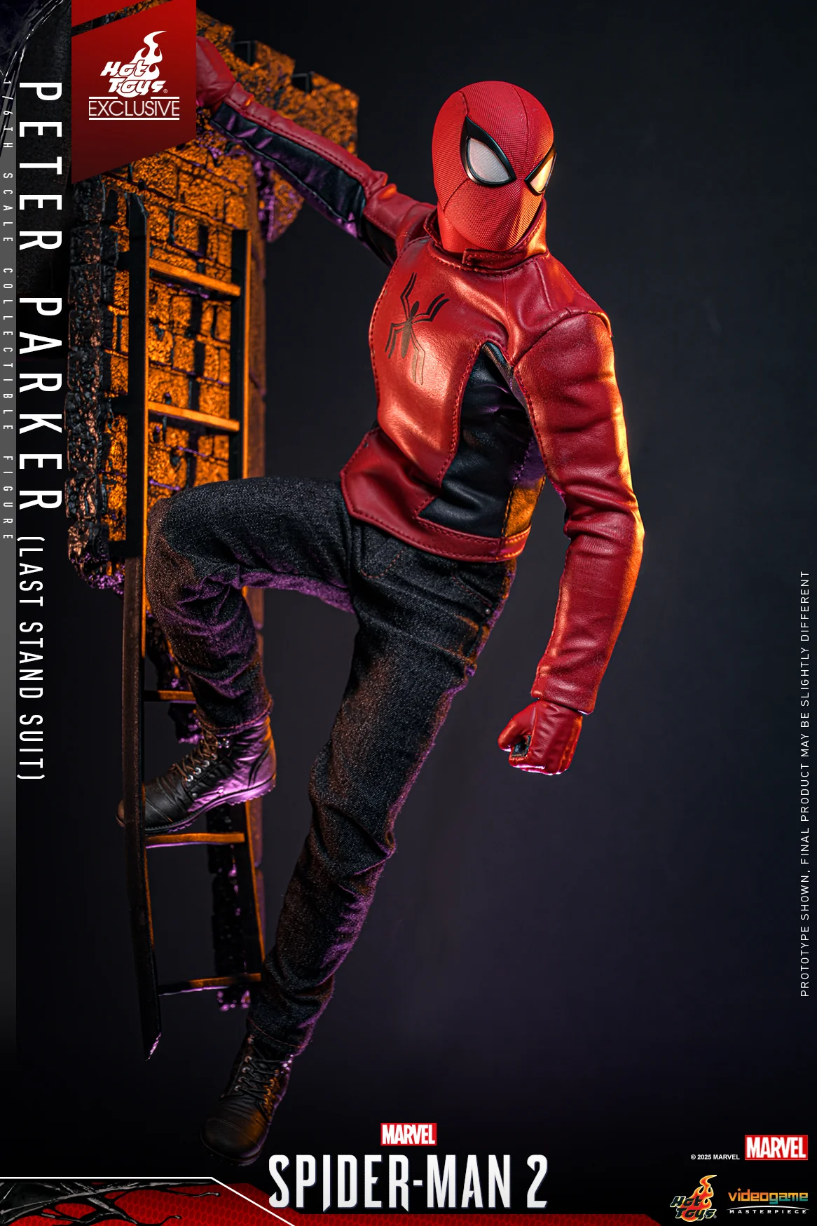 VGM71 - Marvel's Spider-Man 2 - 1/6th scale Peter Parker (Last Stand Suit) Collectible Figure [Hot Toys Exclusive]
