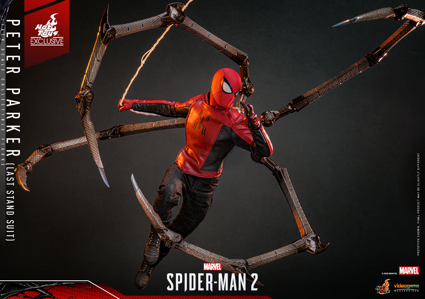 VGM71 - Marvel's Spider-Man 2 - 1/6th scale Peter Parker (Last Stand Suit) Collectible Figure [Hot Toys Exclusive] - Image 12