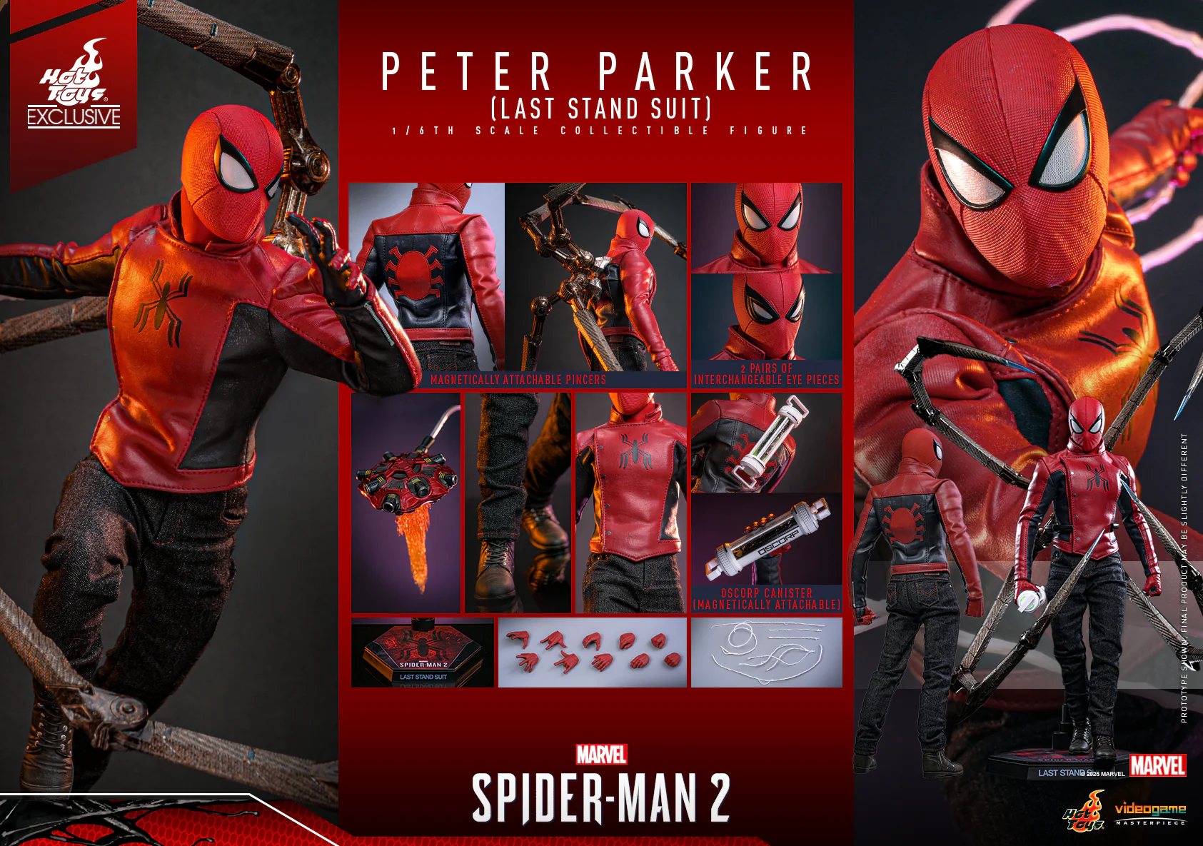 VGM71 - Marvel's Spider-Man 2 - 1/6th scale Peter Parker (Last Stand Suit) Collectible Figure [Hot Toys Exclusive] - Image 2