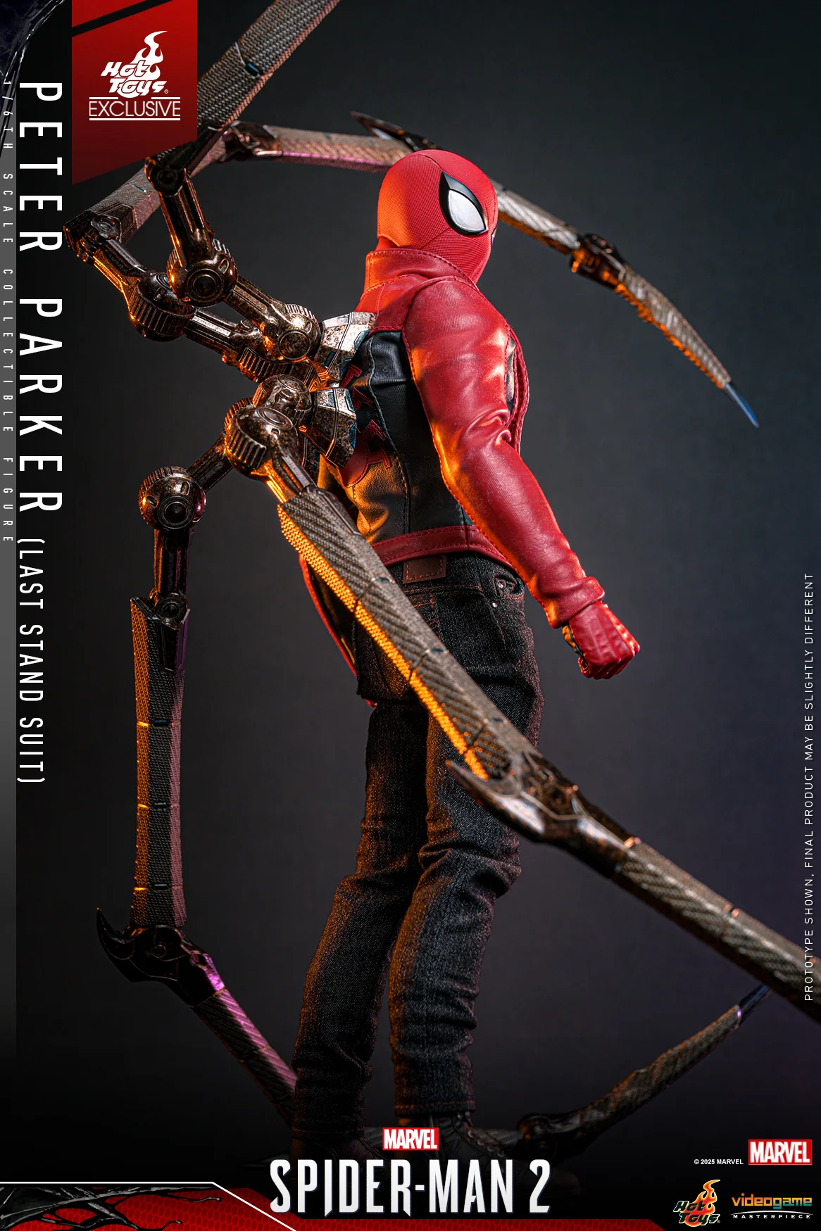 VGM71 - Marvel's Spider-Man 2 - 1/6th scale Peter Parker (Last Stand Suit) Collectible Figure [Hot Toys Exclusive] - Image 3