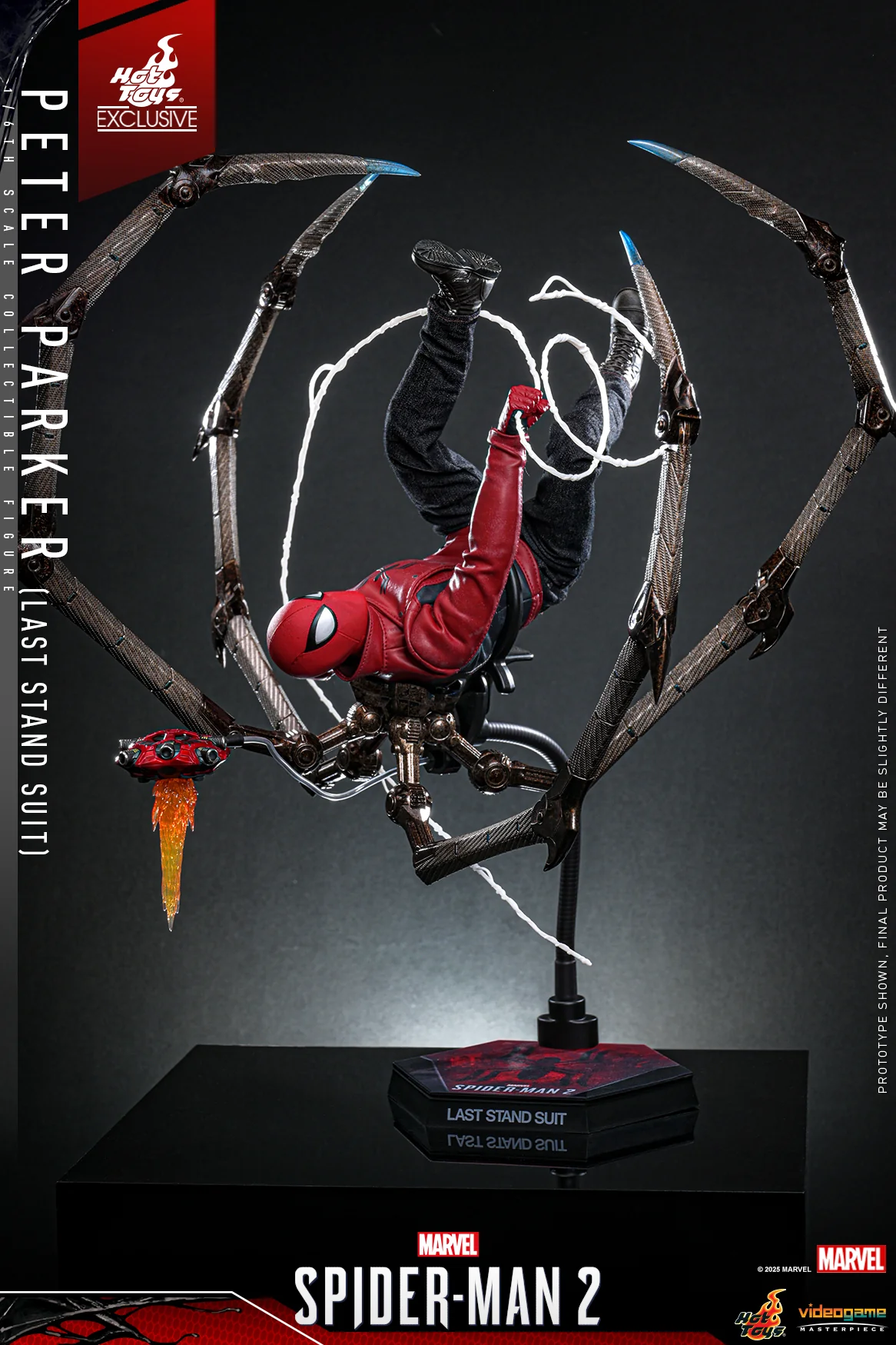 VGM71 - Marvel's Spider-Man 2 - 1/6th scale Peter Parker (Last Stand Suit) Collectible Figure [Hot Toys Exclusive] - Image 6